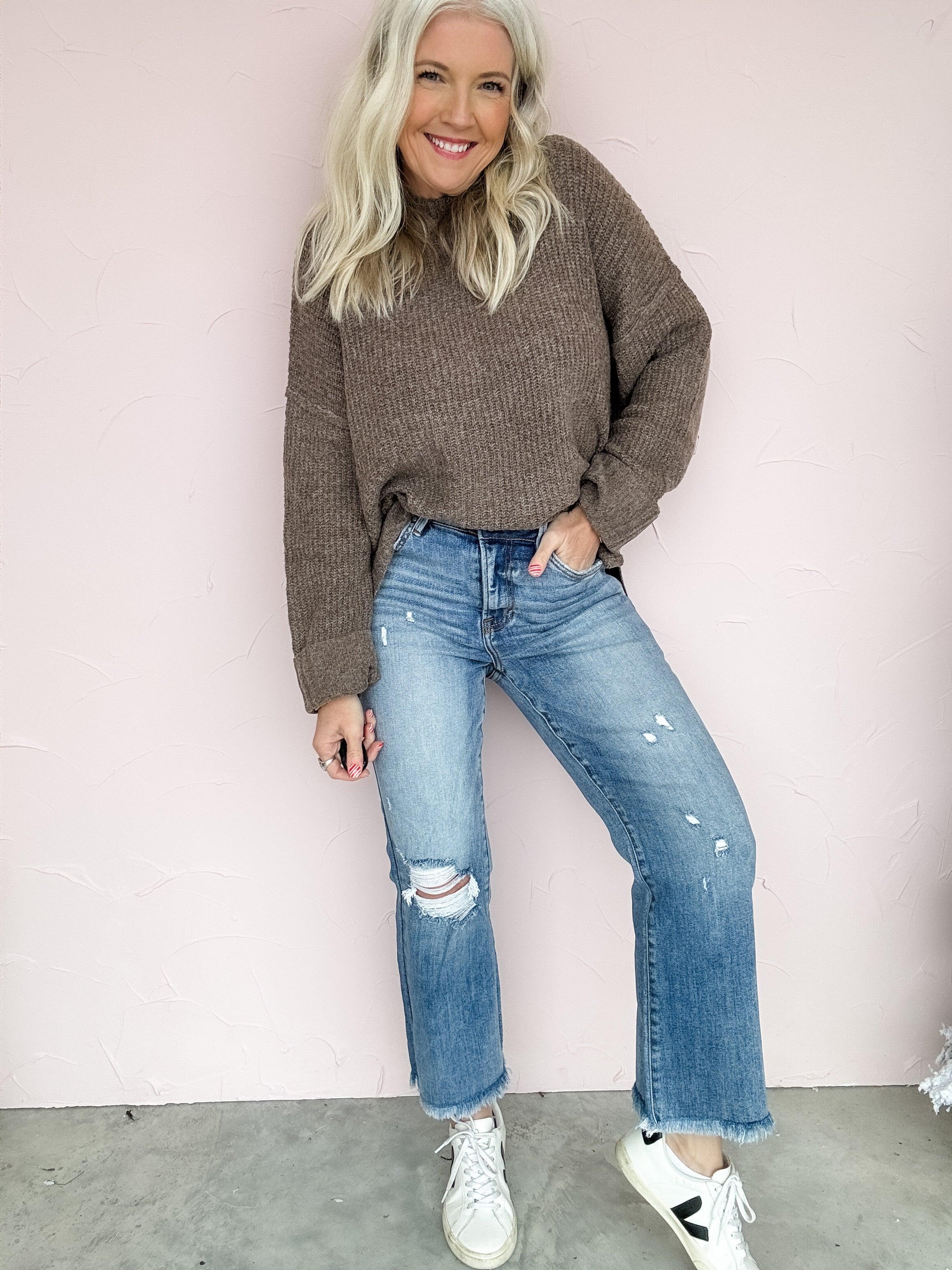 Journey Frayed Bootcut Crop