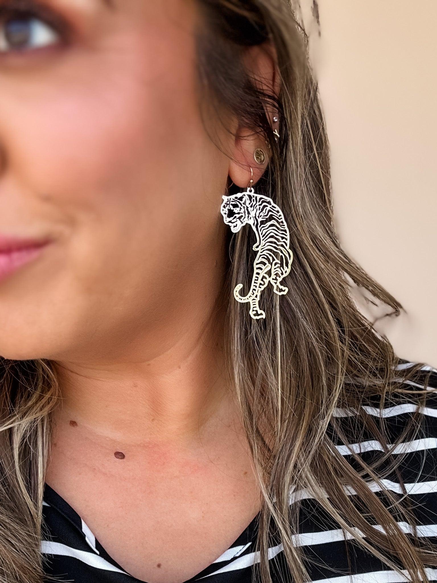 Roaming Tigers Earrings