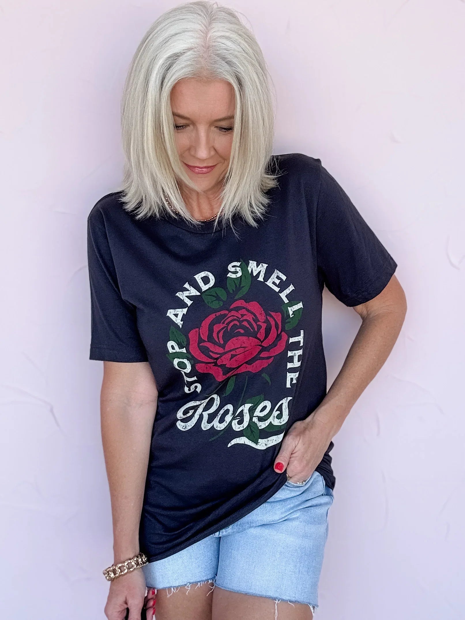 Stop & Smell The Roses Tee