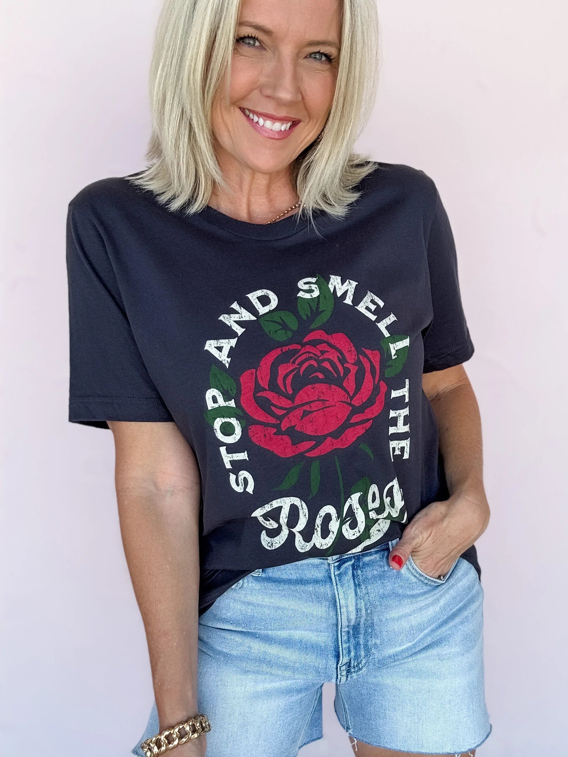 Stop & Smell The Roses Tee