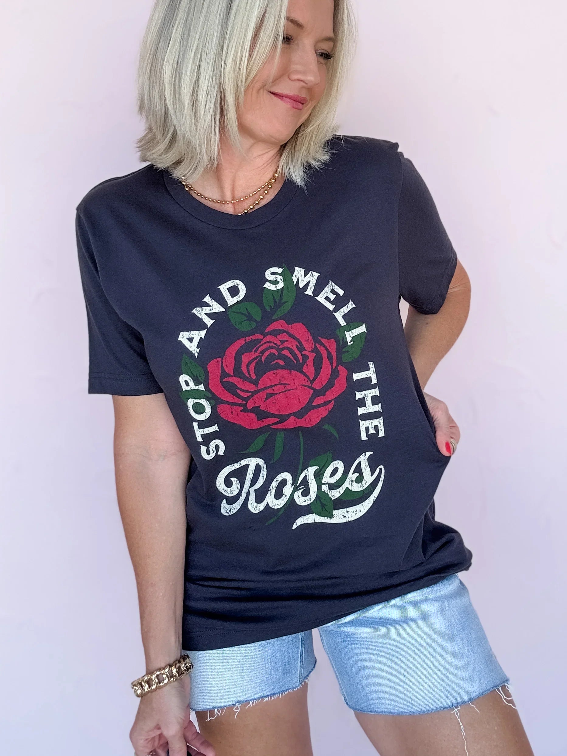 Stop & Smell The Roses Tee