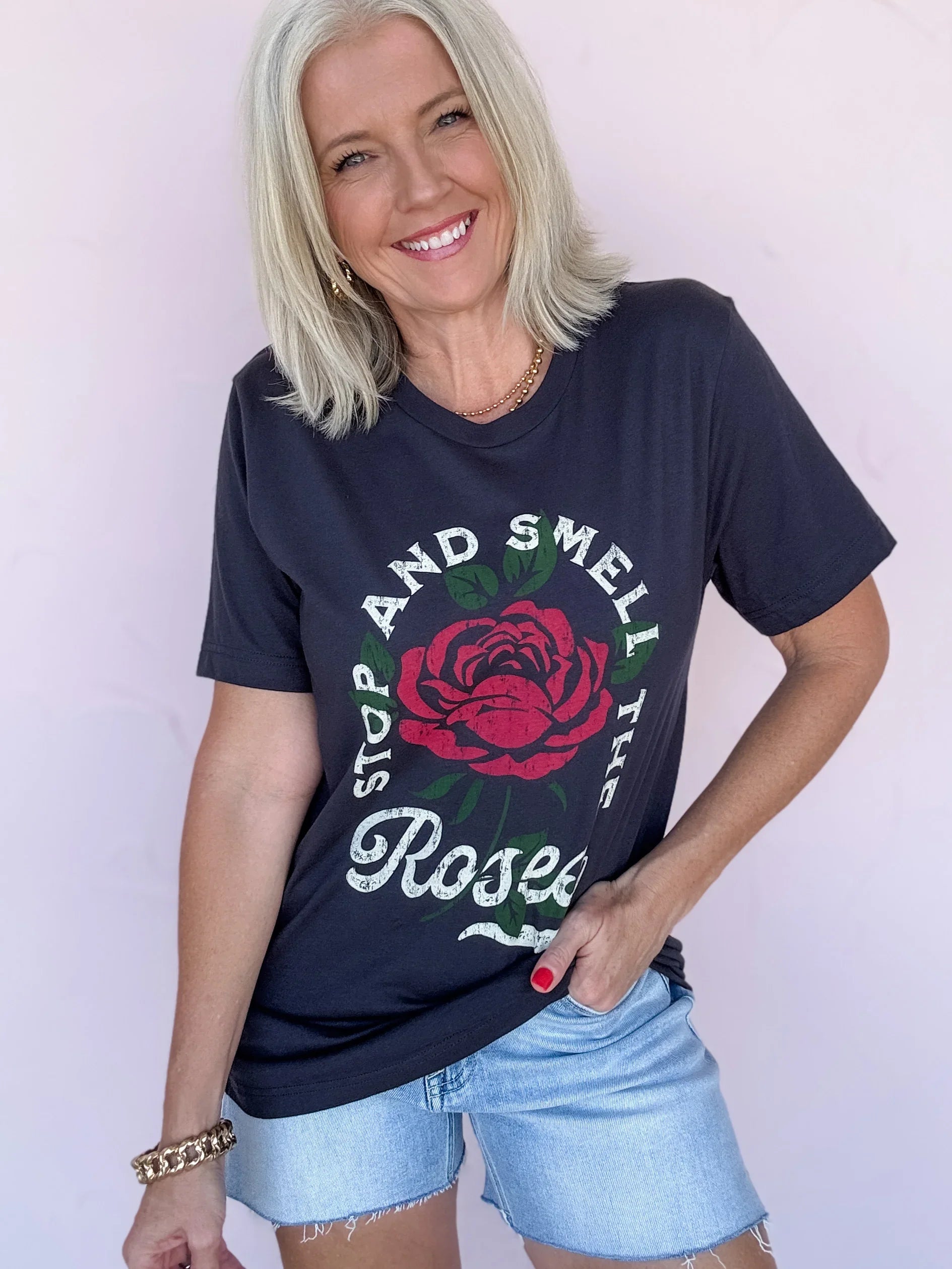 Stop & Smell The Roses Tee
