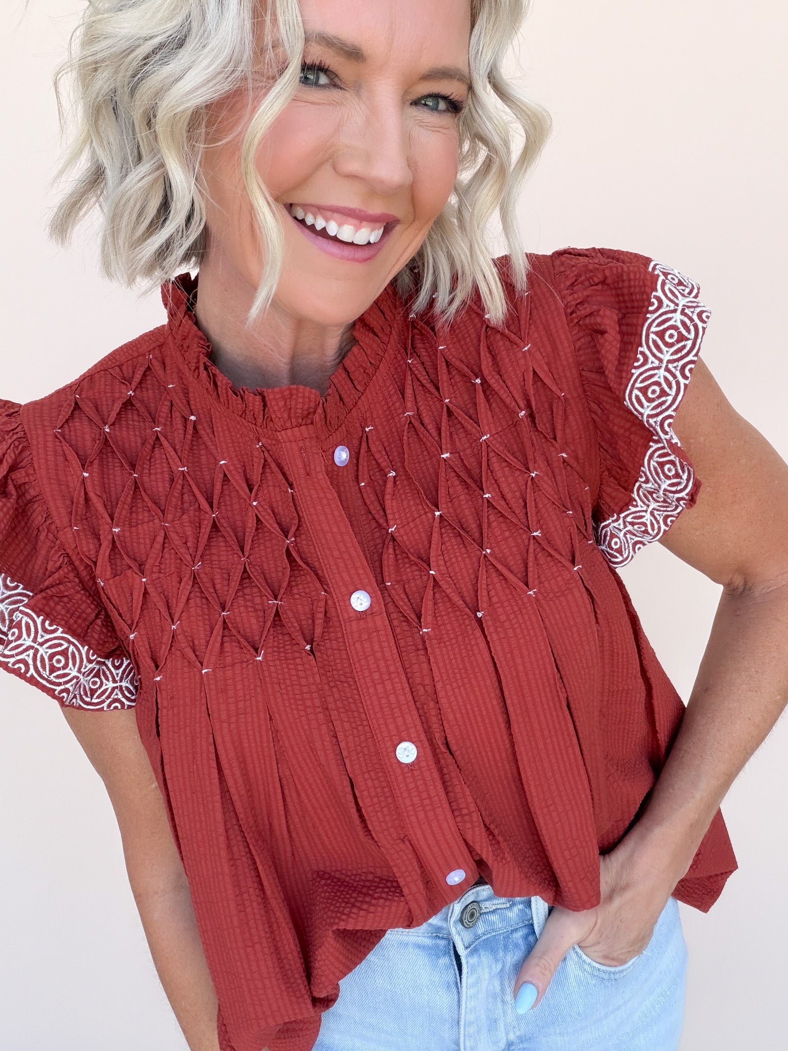 Sedona Smock Top - 50% Off