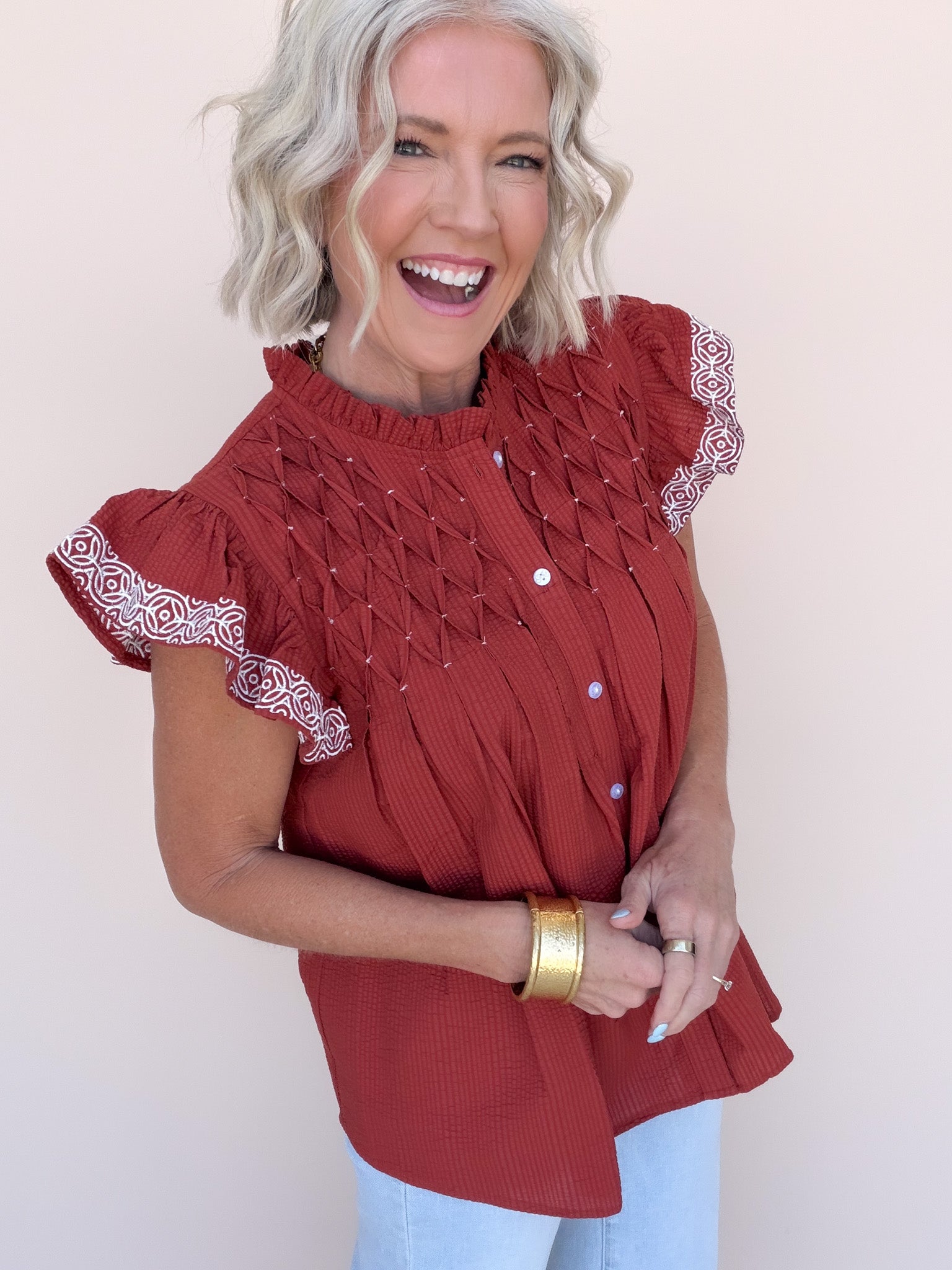 Sedona Smock Top - 50% Off