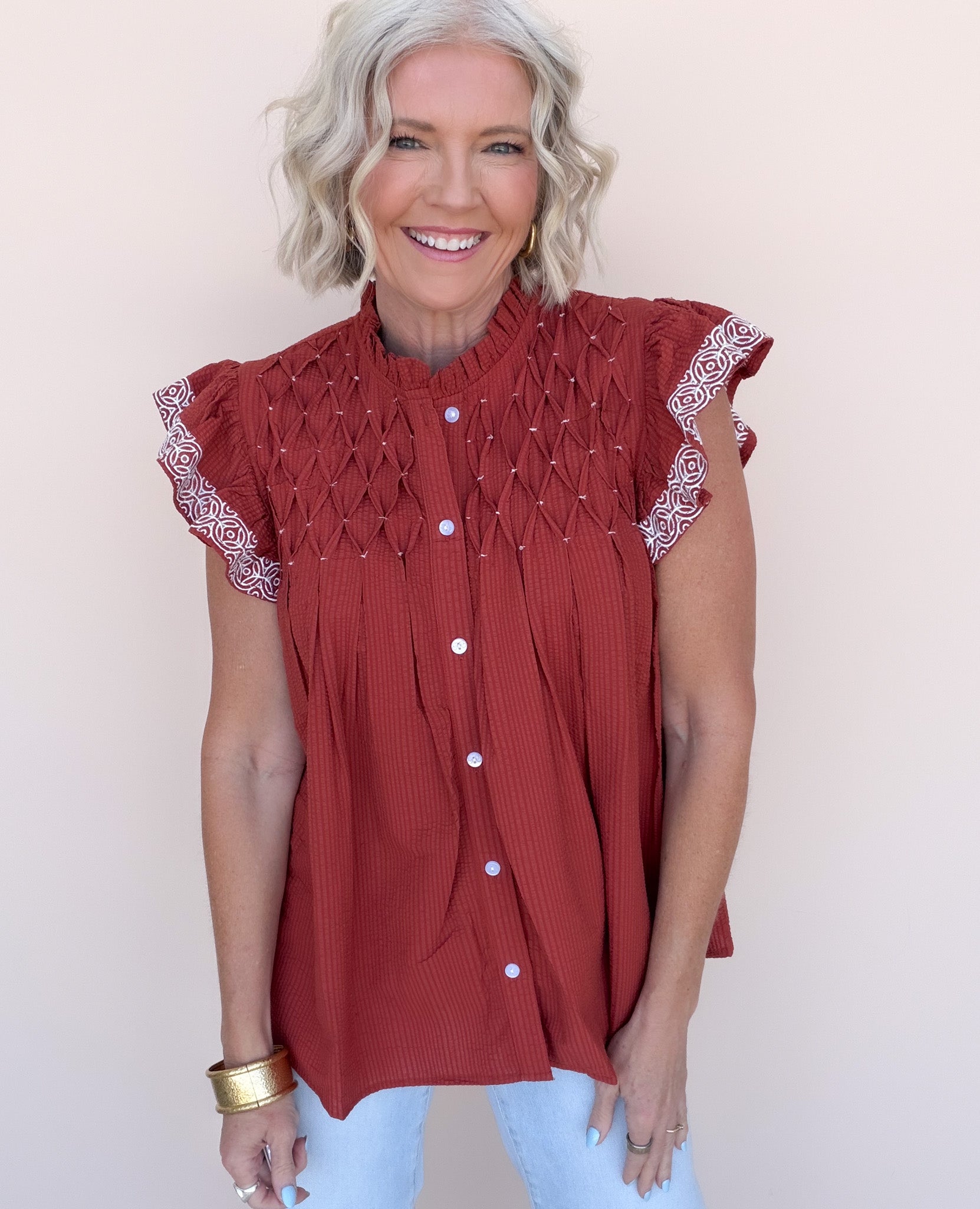 Sedona Smock Top - 50% Off