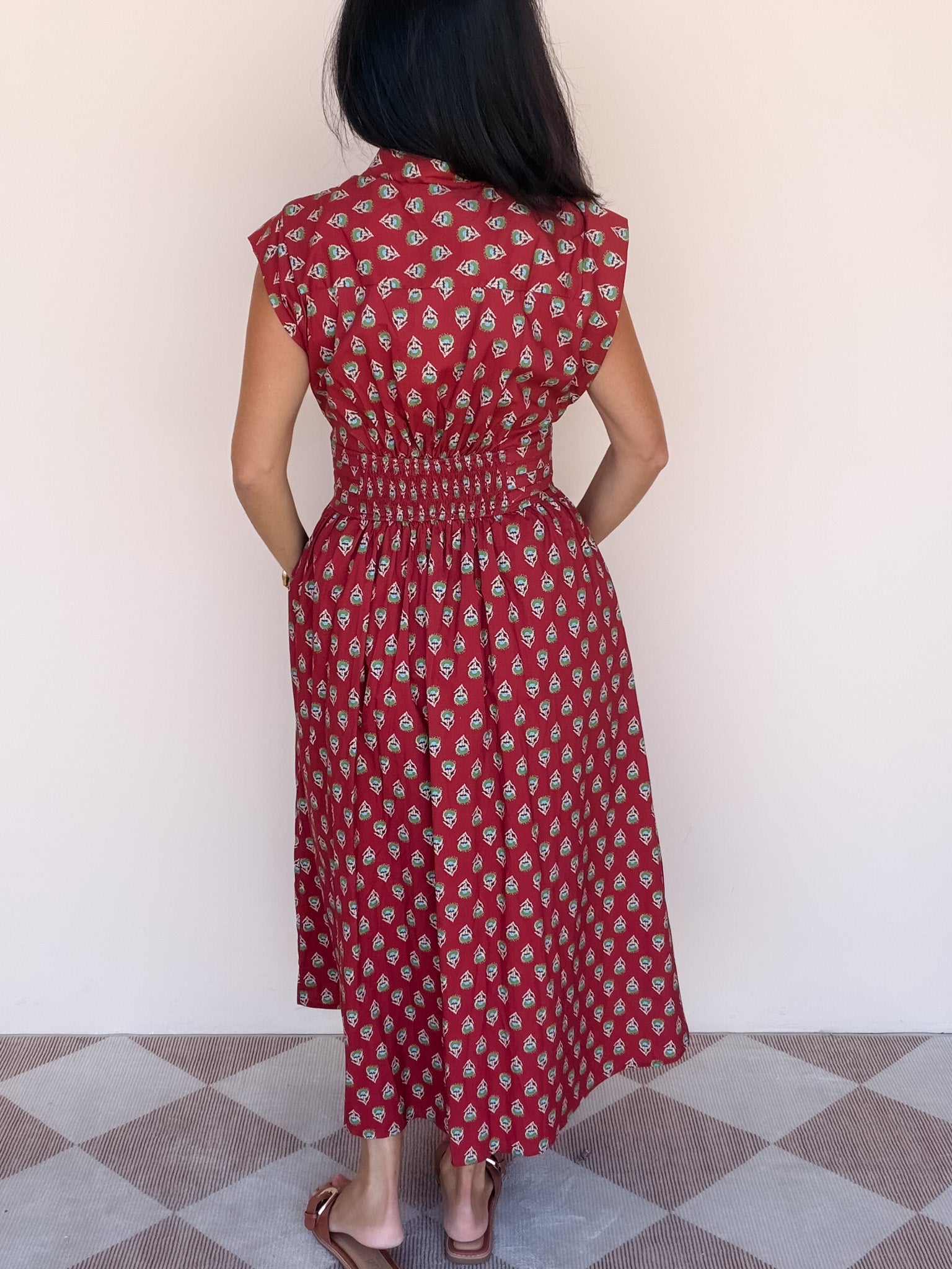 Sonoma Tie Dress | Rust