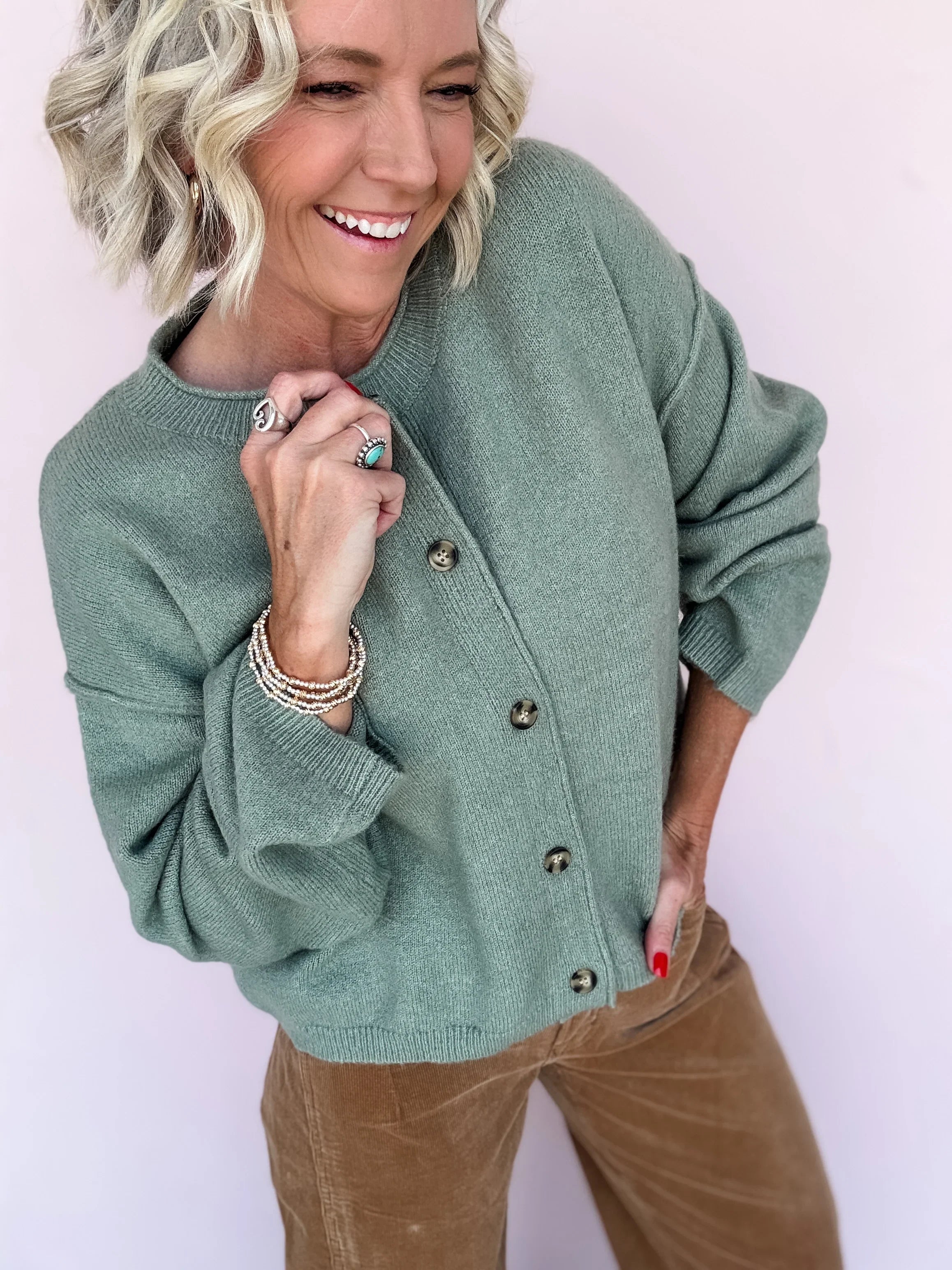 Sage Theory Cardigan - FINAL SALE