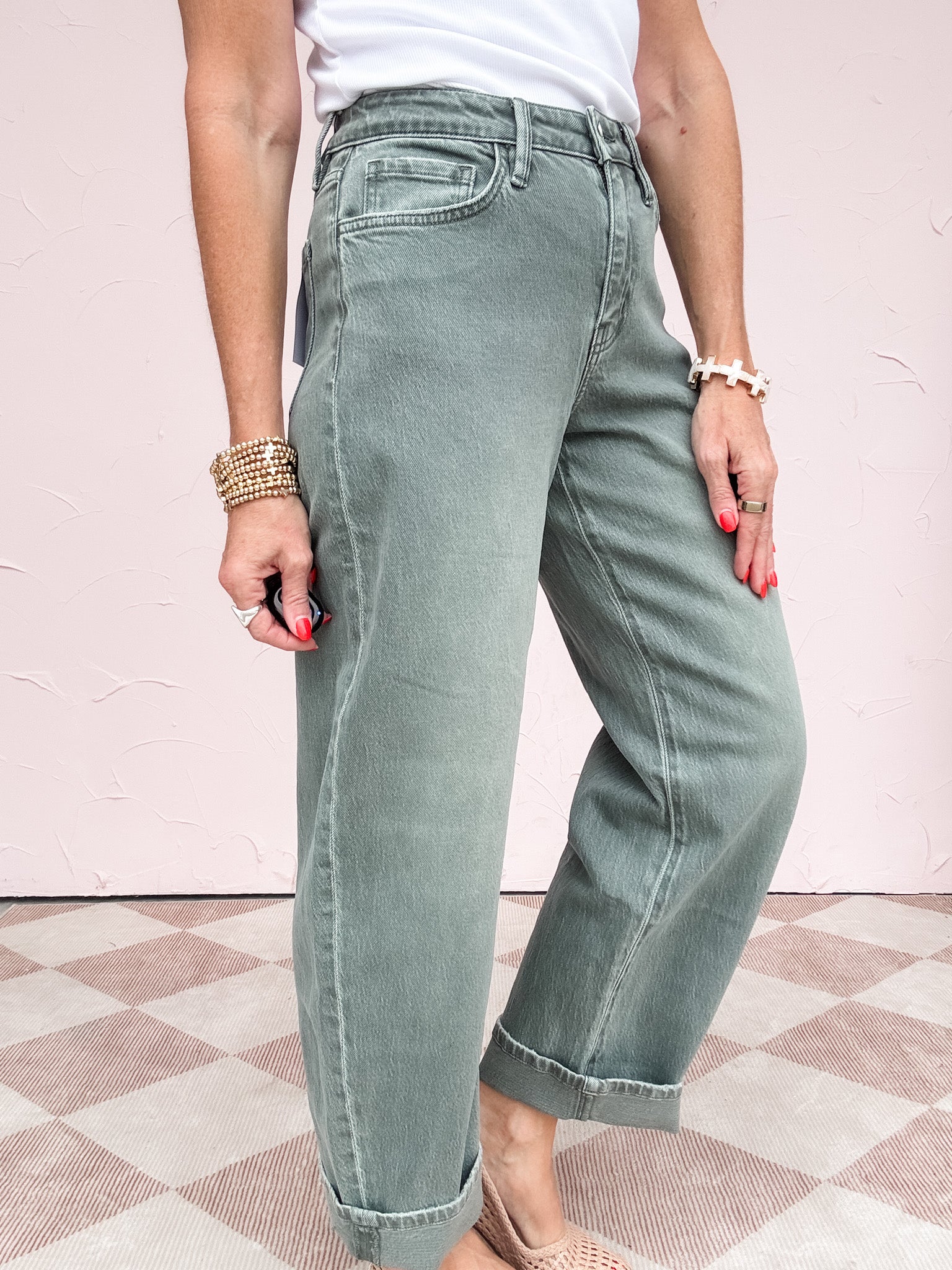 Second Nature Barrel Jean