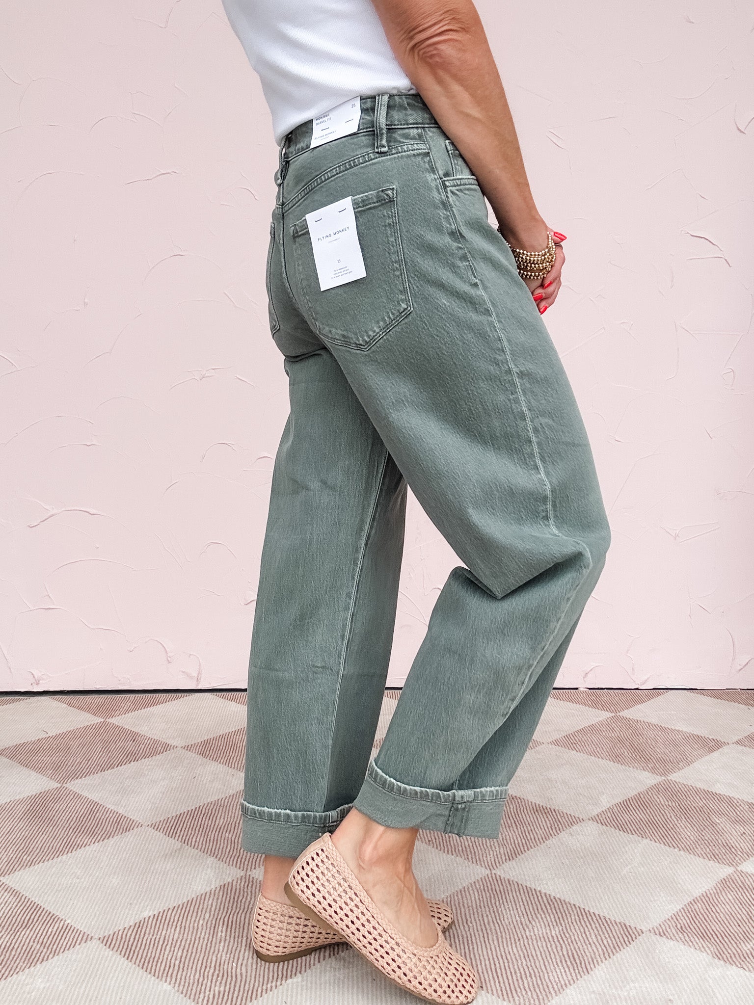 Second Nature Barrel Jean