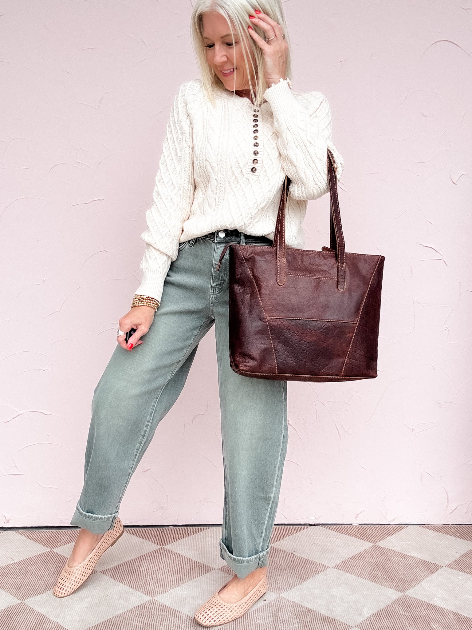 Second Nature Barrel Jean