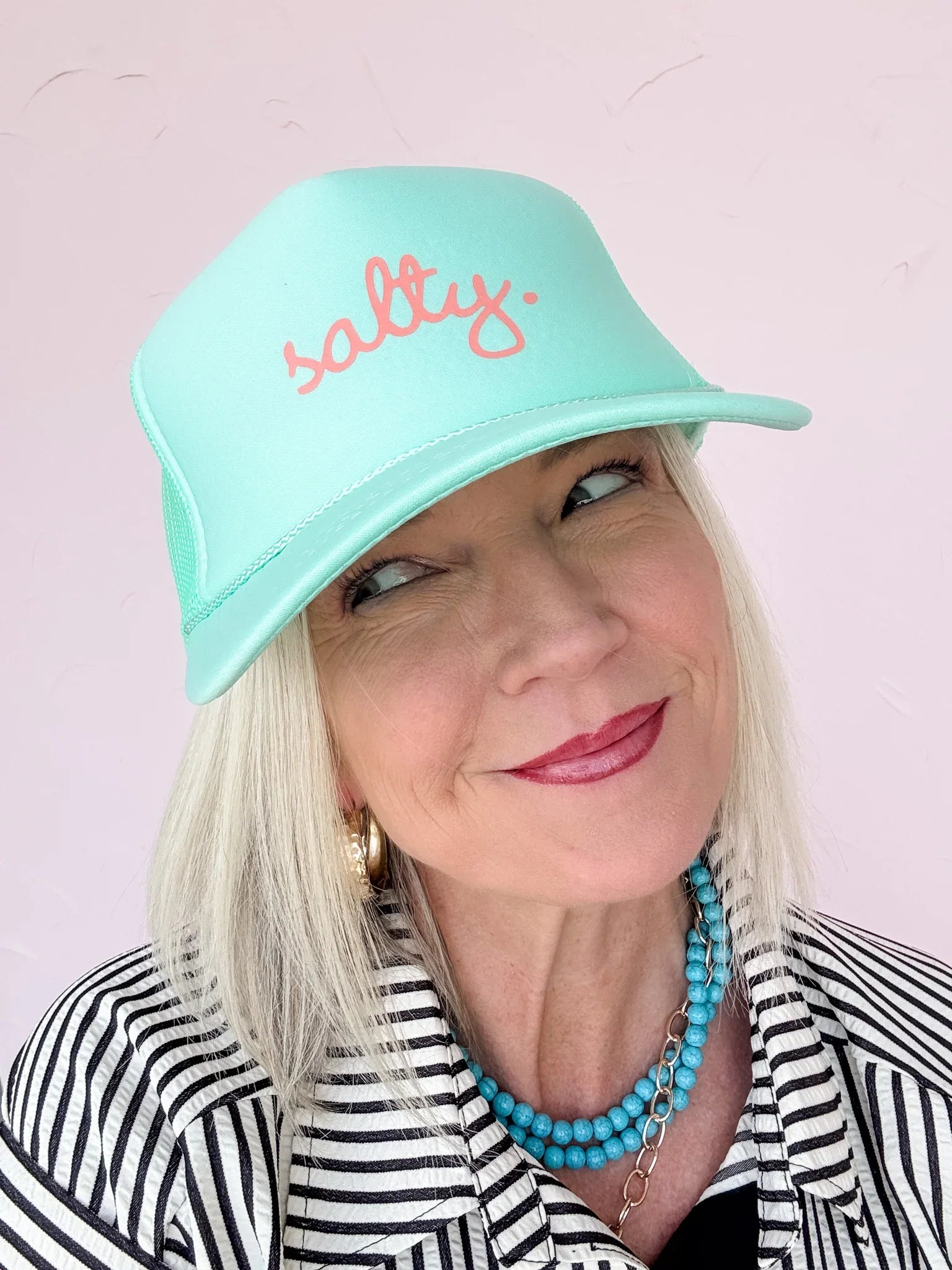 Salty Teal Trucker