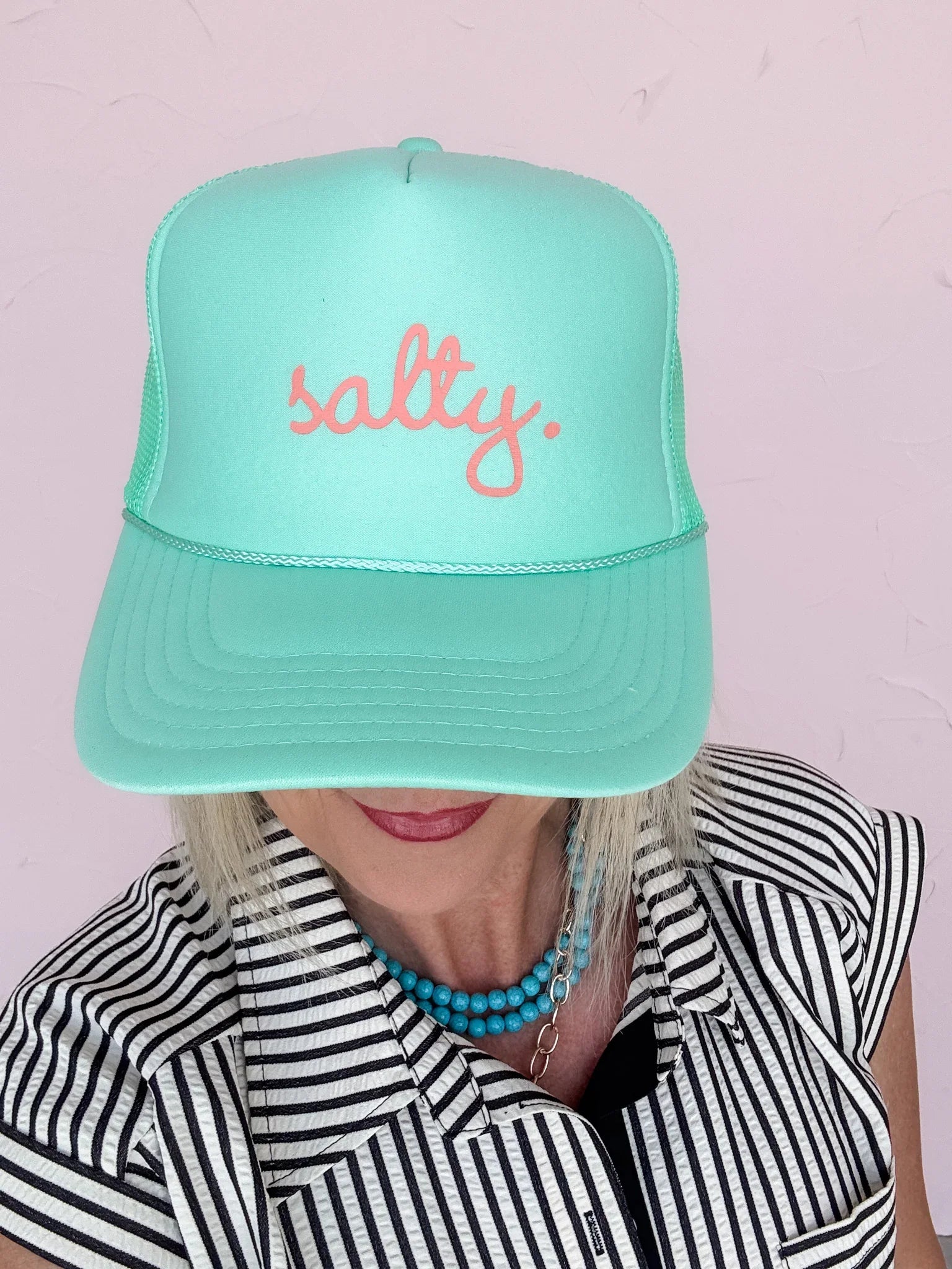 Salty Teal Trucker