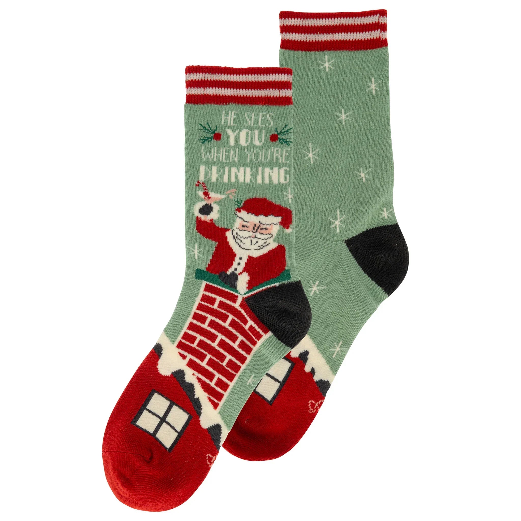 Sips & Stockings Crew Socks