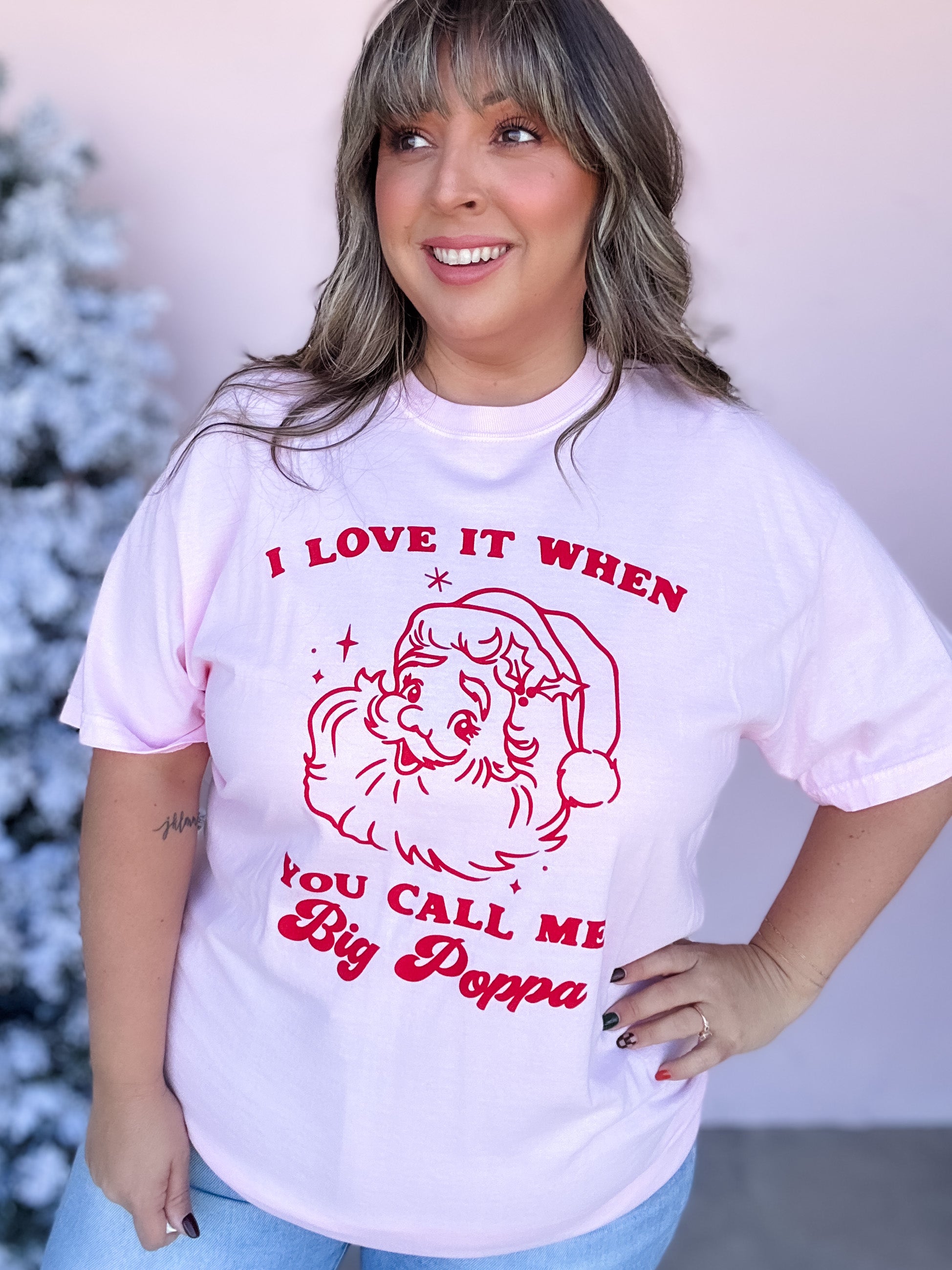 Big Poppa Santa Tee