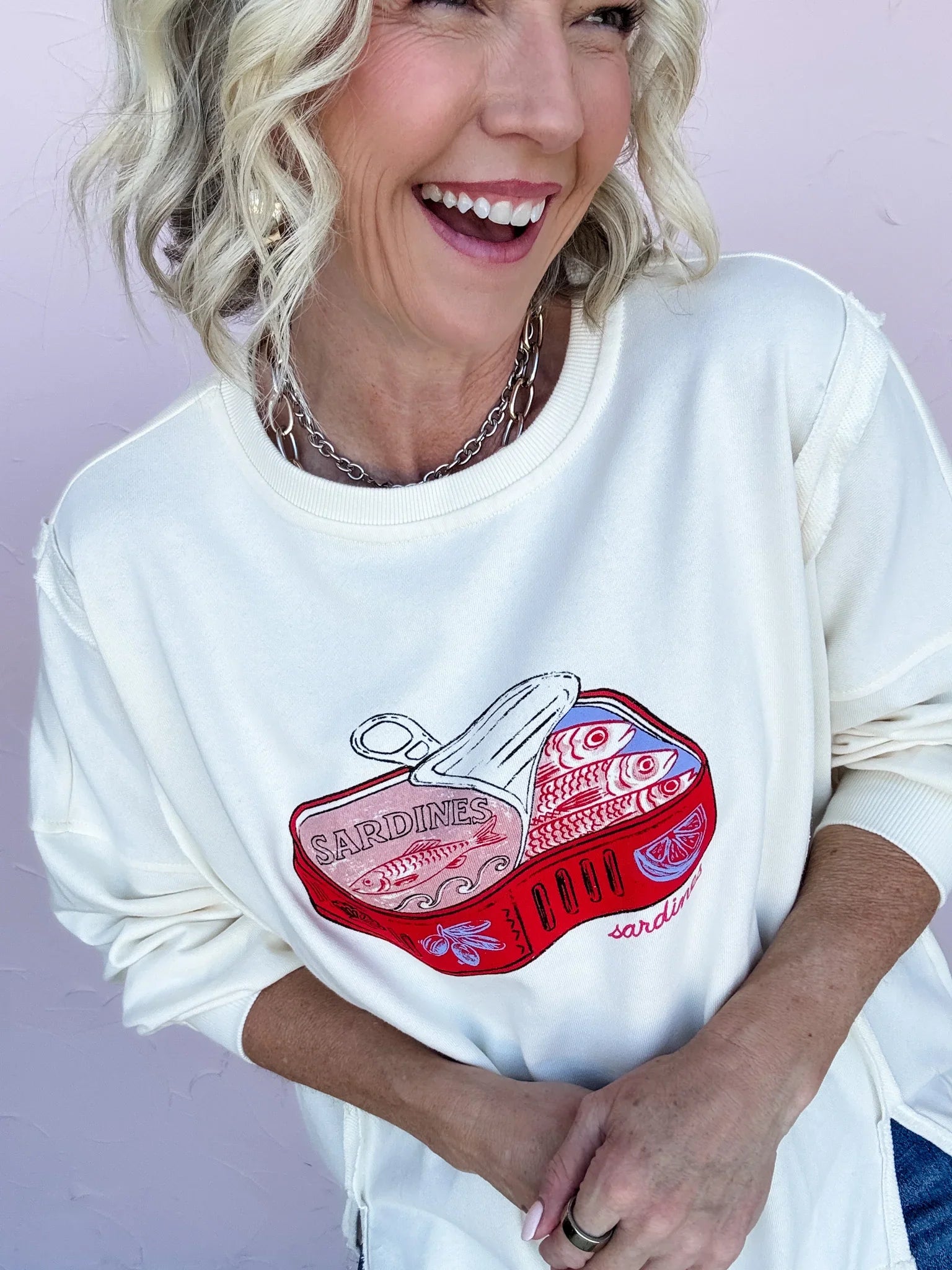 Sardine Social Pullover - 50% OFF