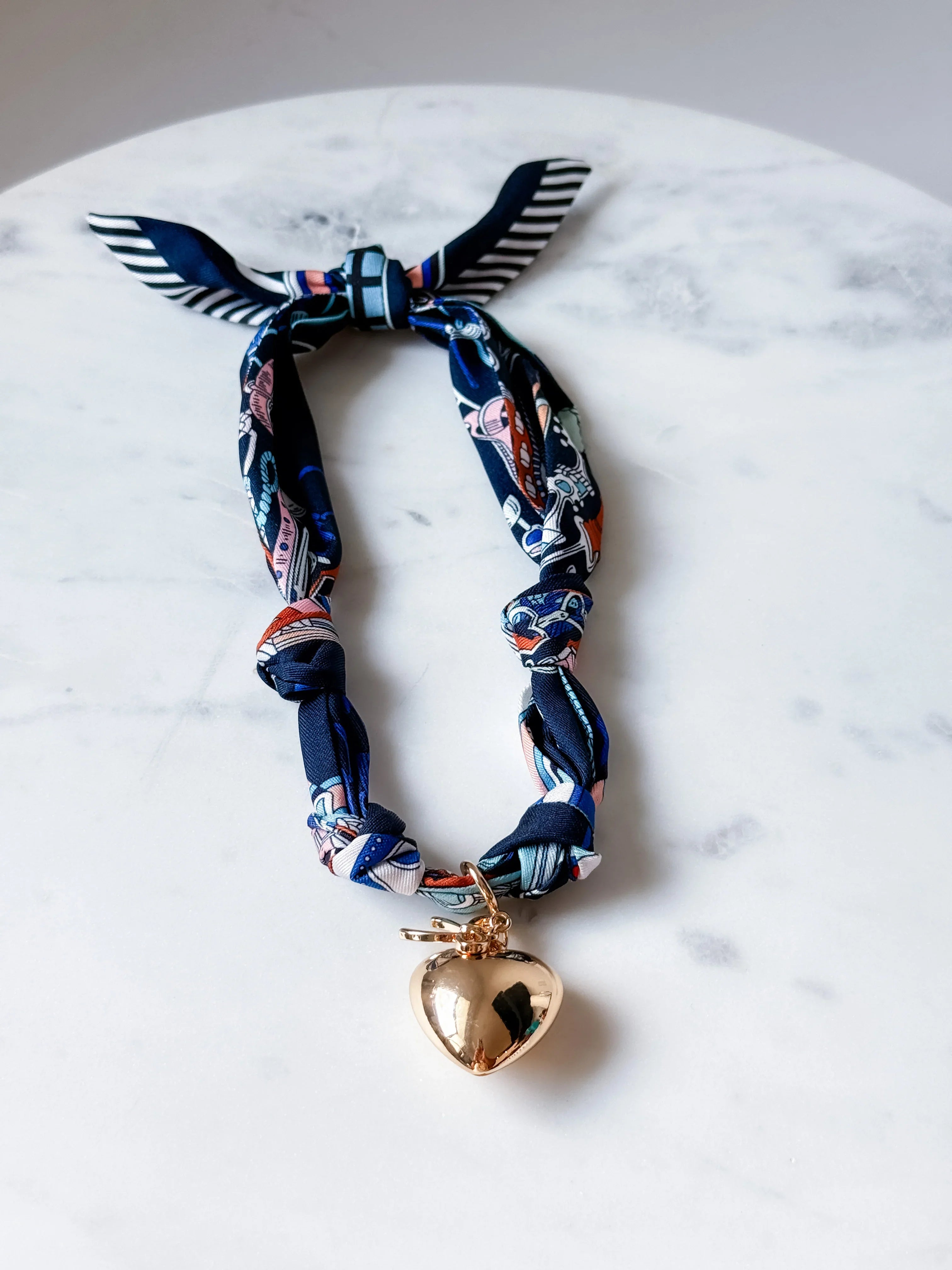 Tied Together Scarf Necklace