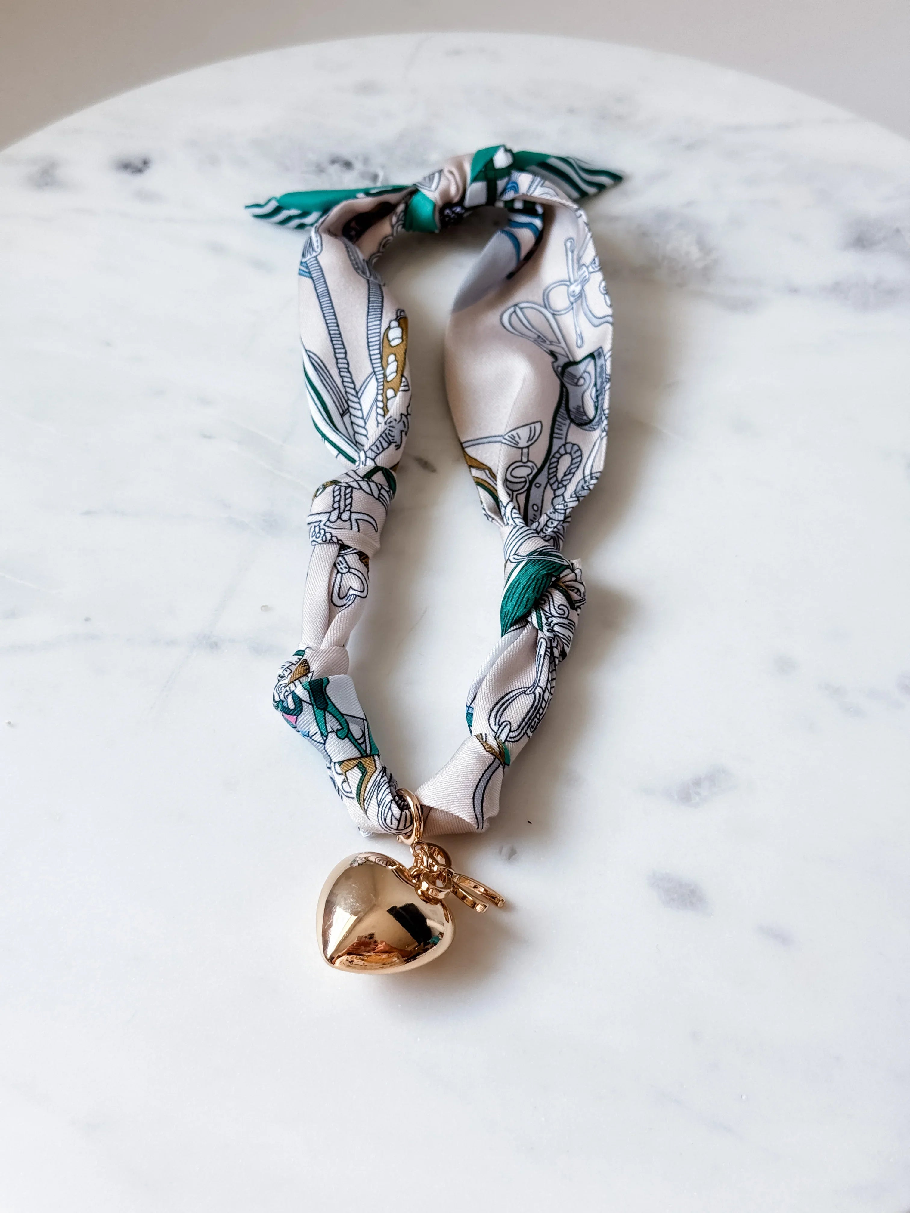 Tied Together Scarf Necklace