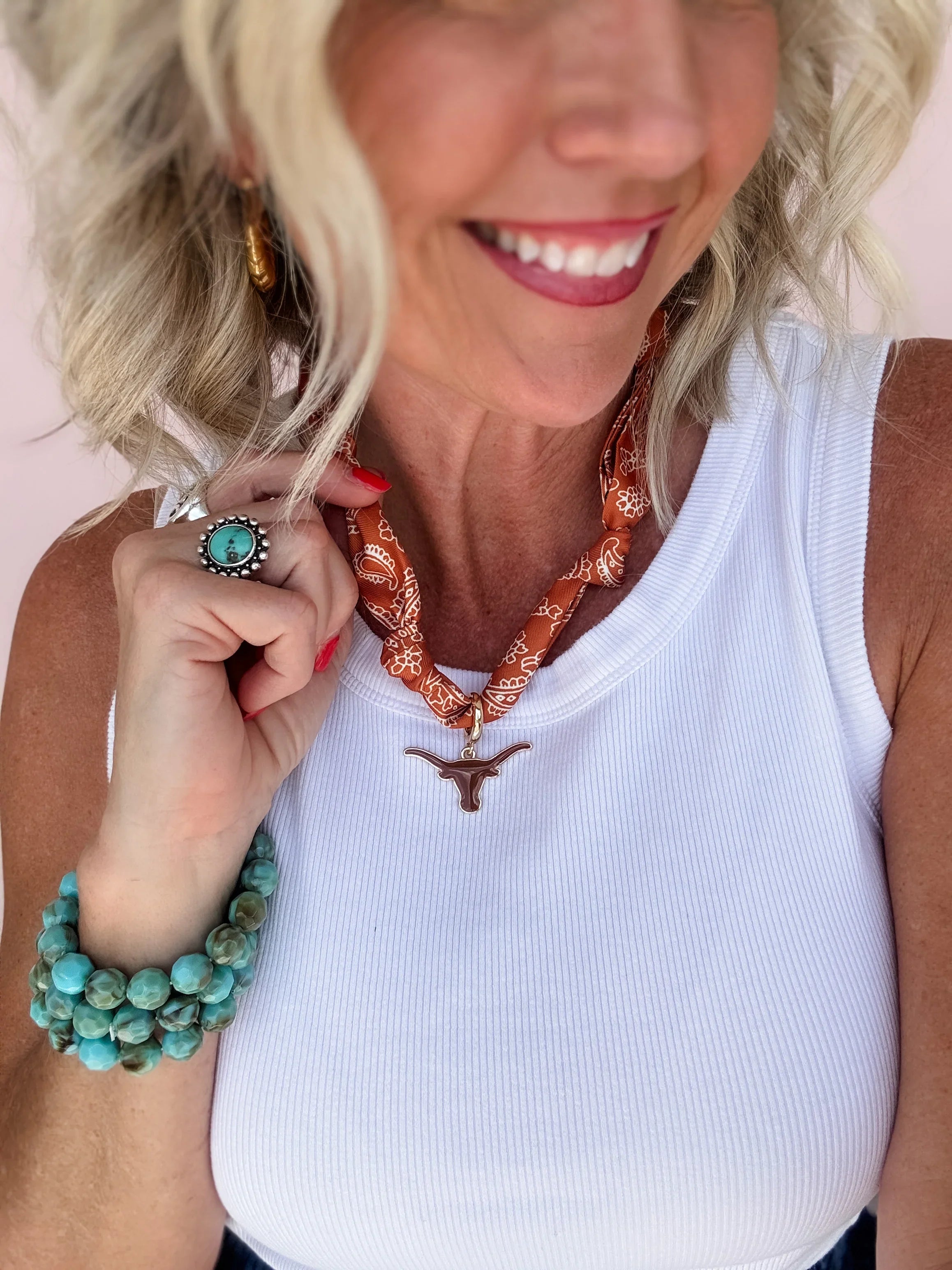 Team Pride Scarf Necklace