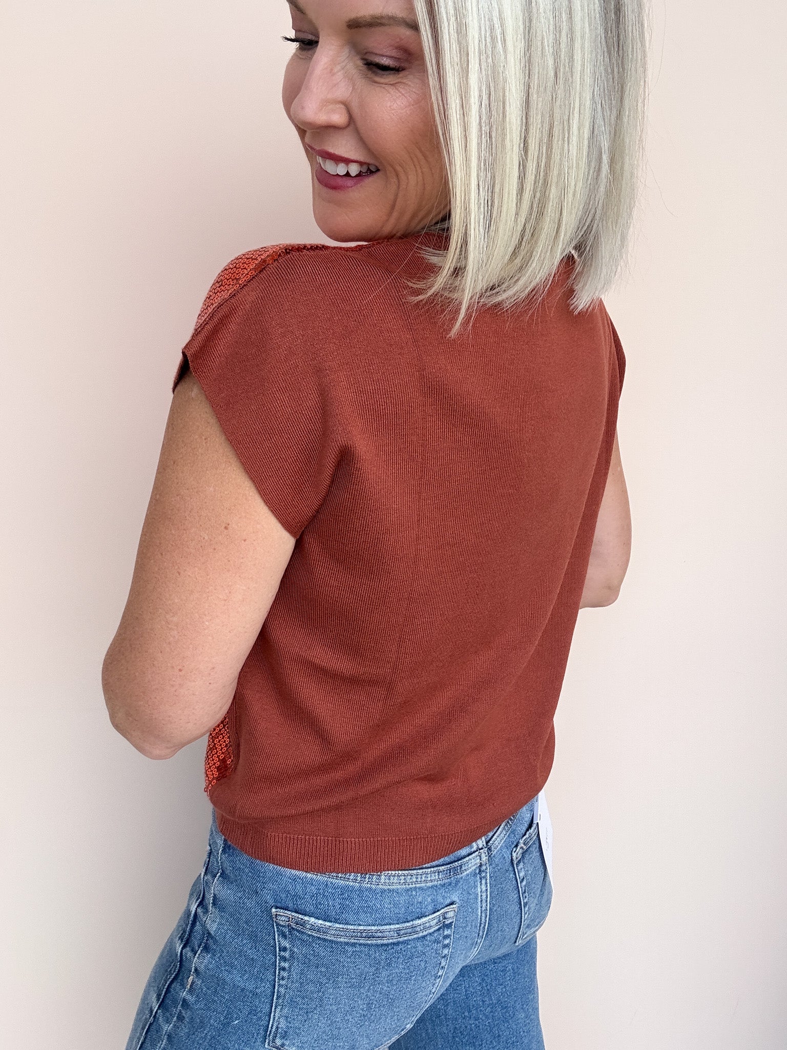 All Out Sparkle Top