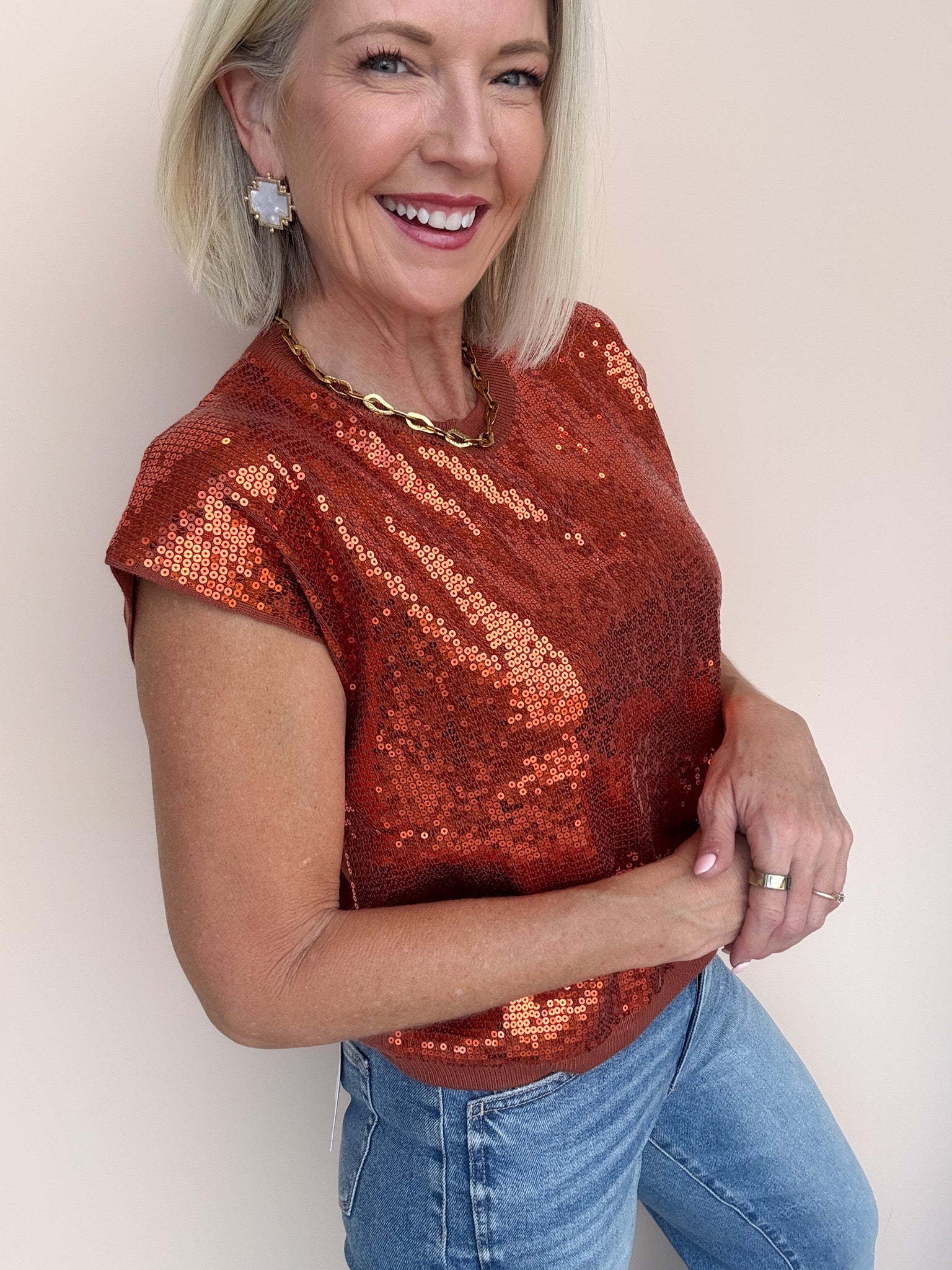 All Out Sparkle Top