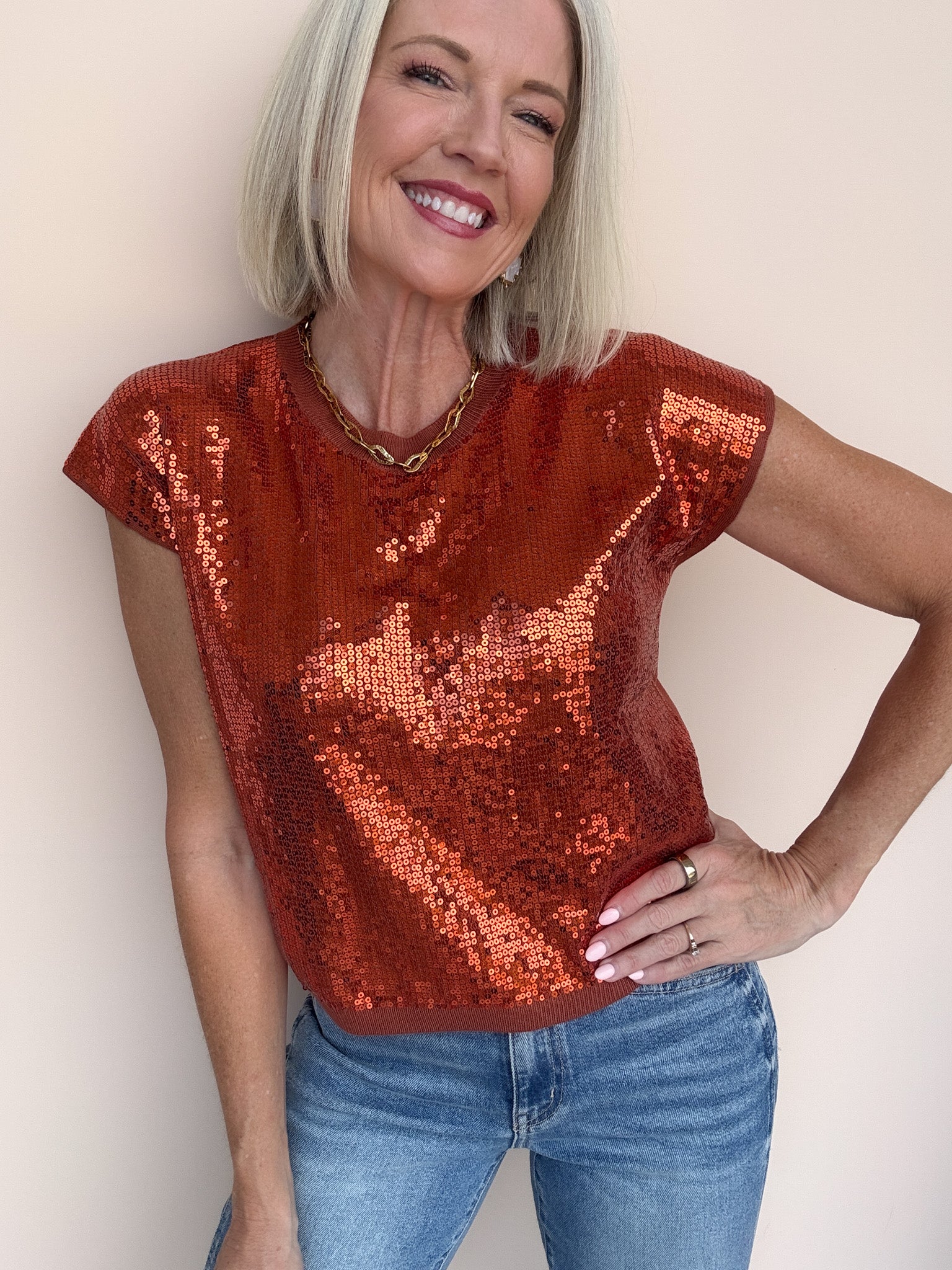 All Out Sparkle Top