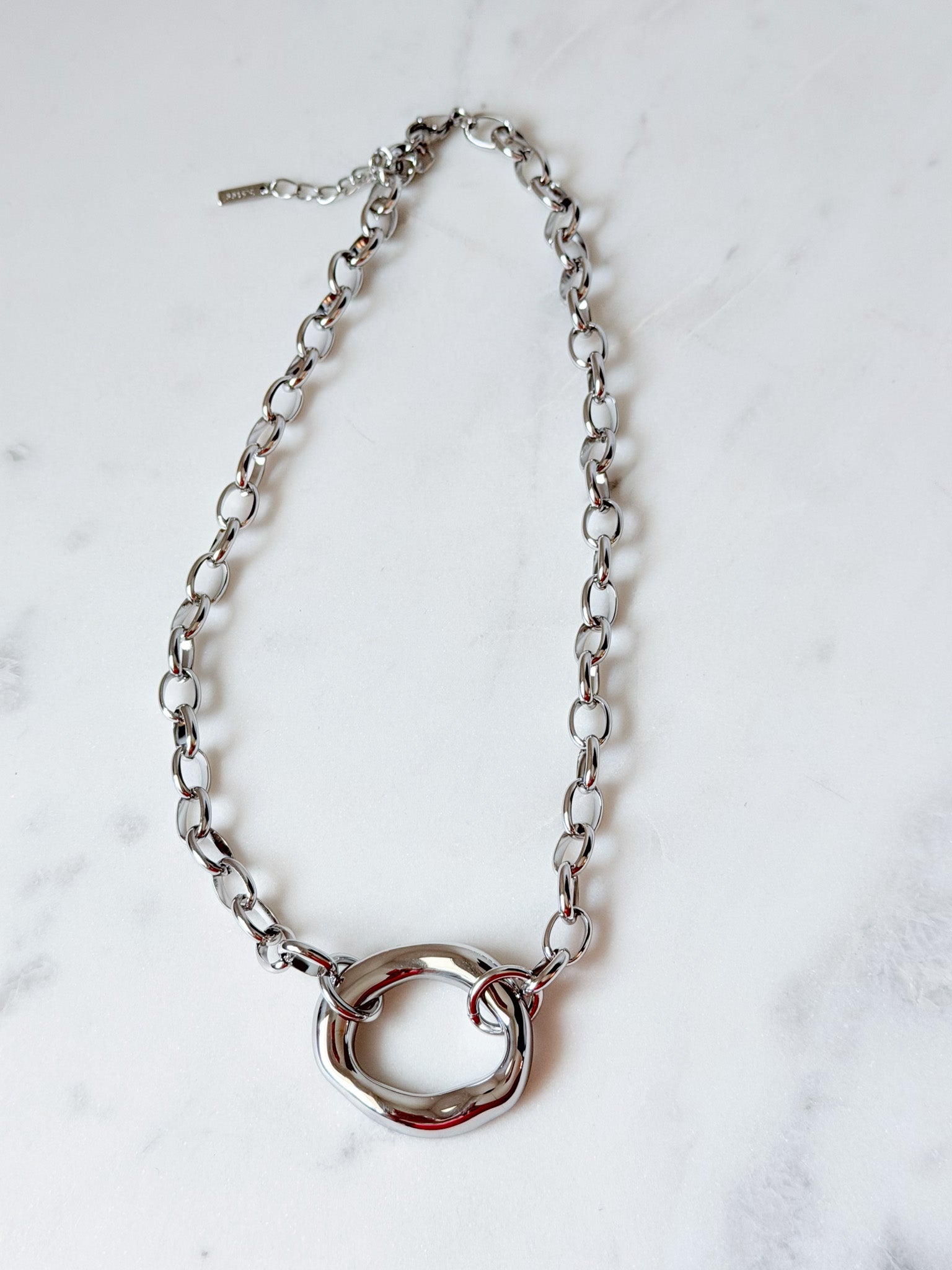 Liquid Silver Necklace