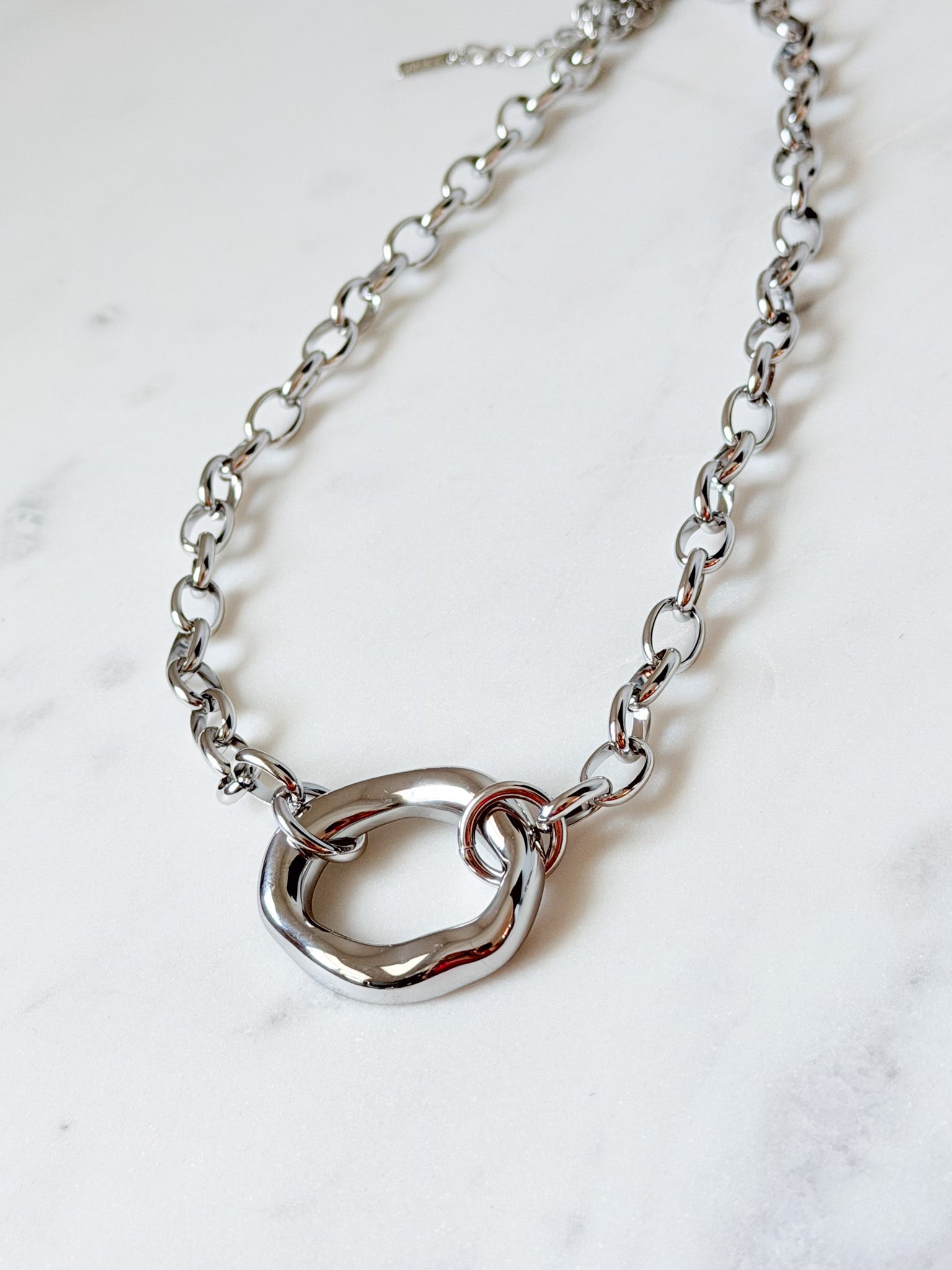 Liquid Silver Necklace