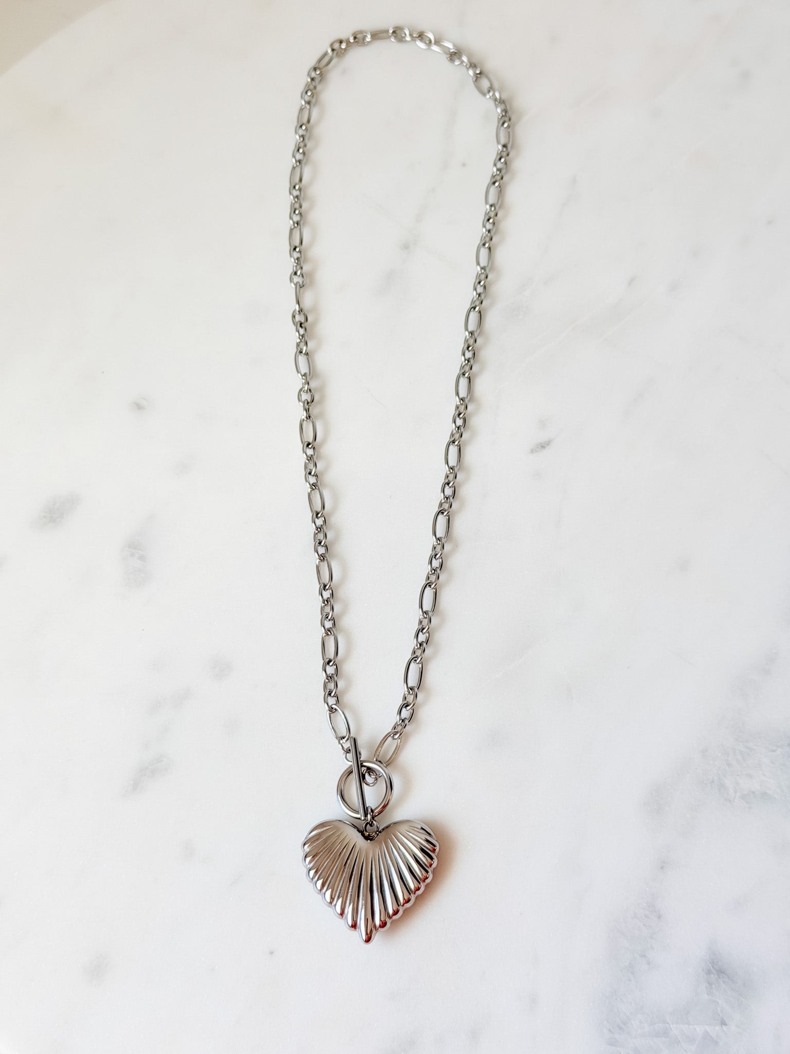 Heart of Steel Necklace