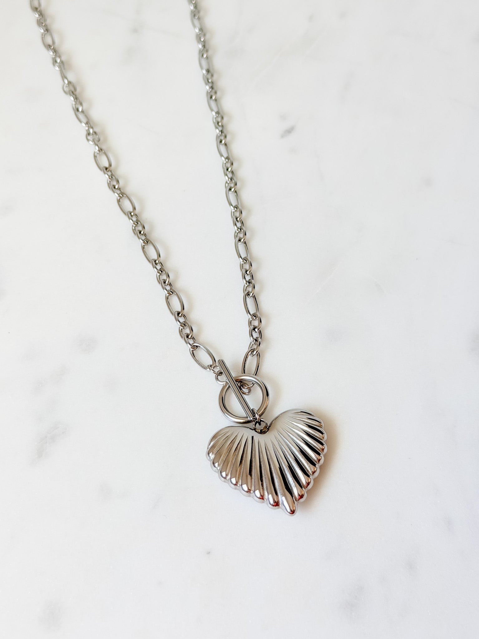 Heart of Steel Necklace