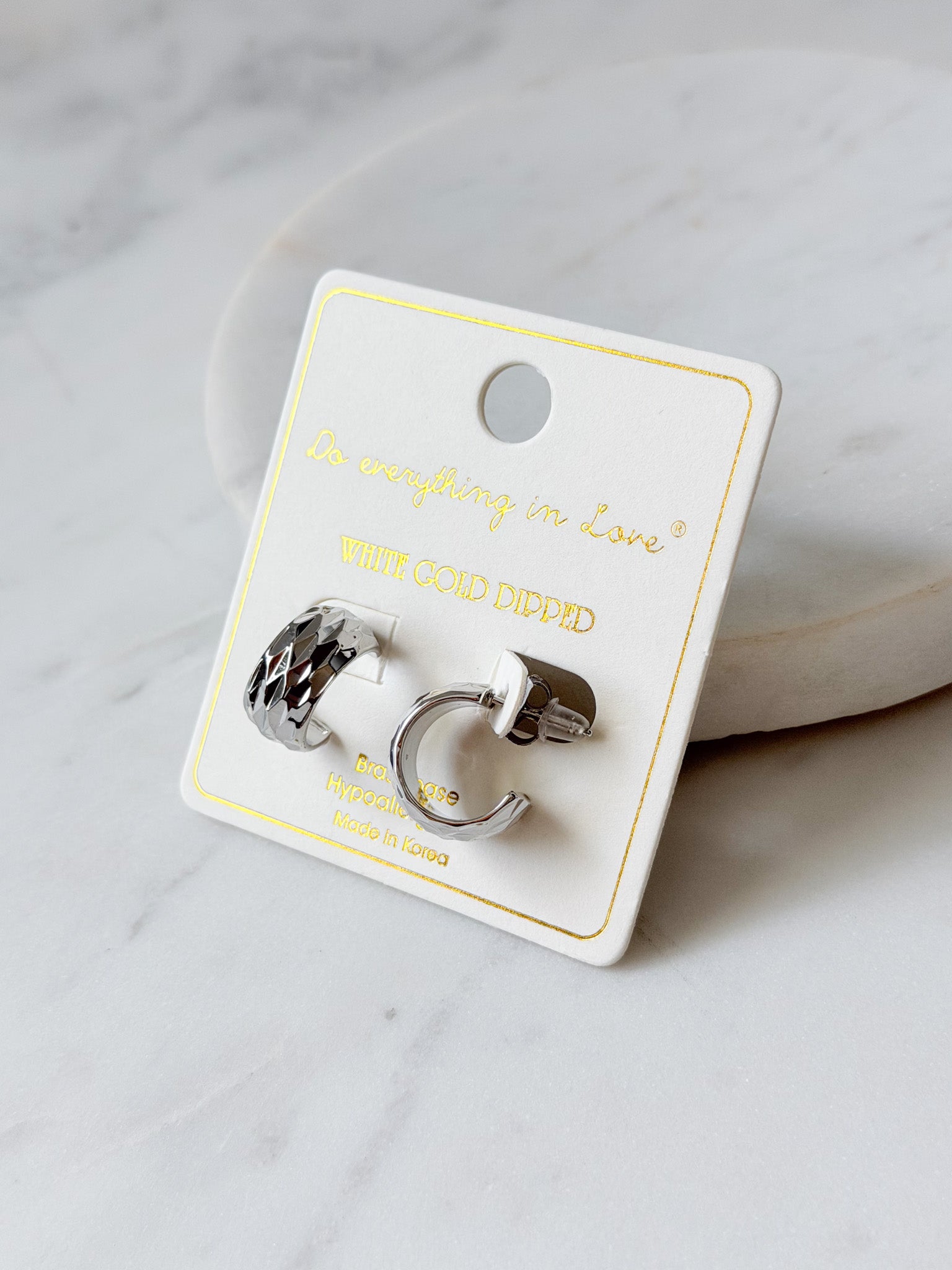 Make Waves Studs | Silver