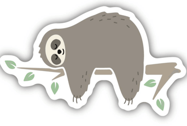 Sloth Sticker - Vintage Soul