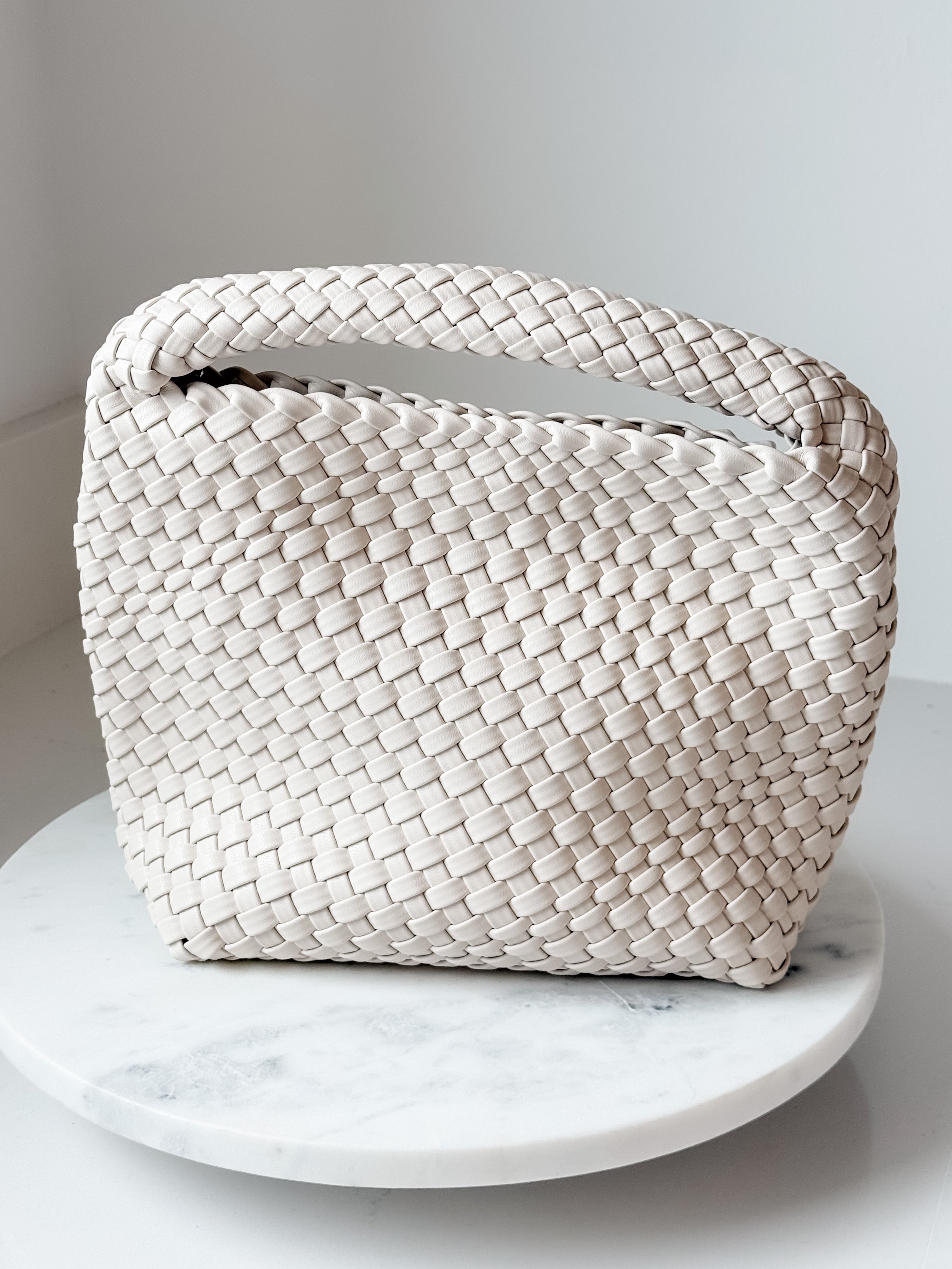 Harper Woven Mini Tote