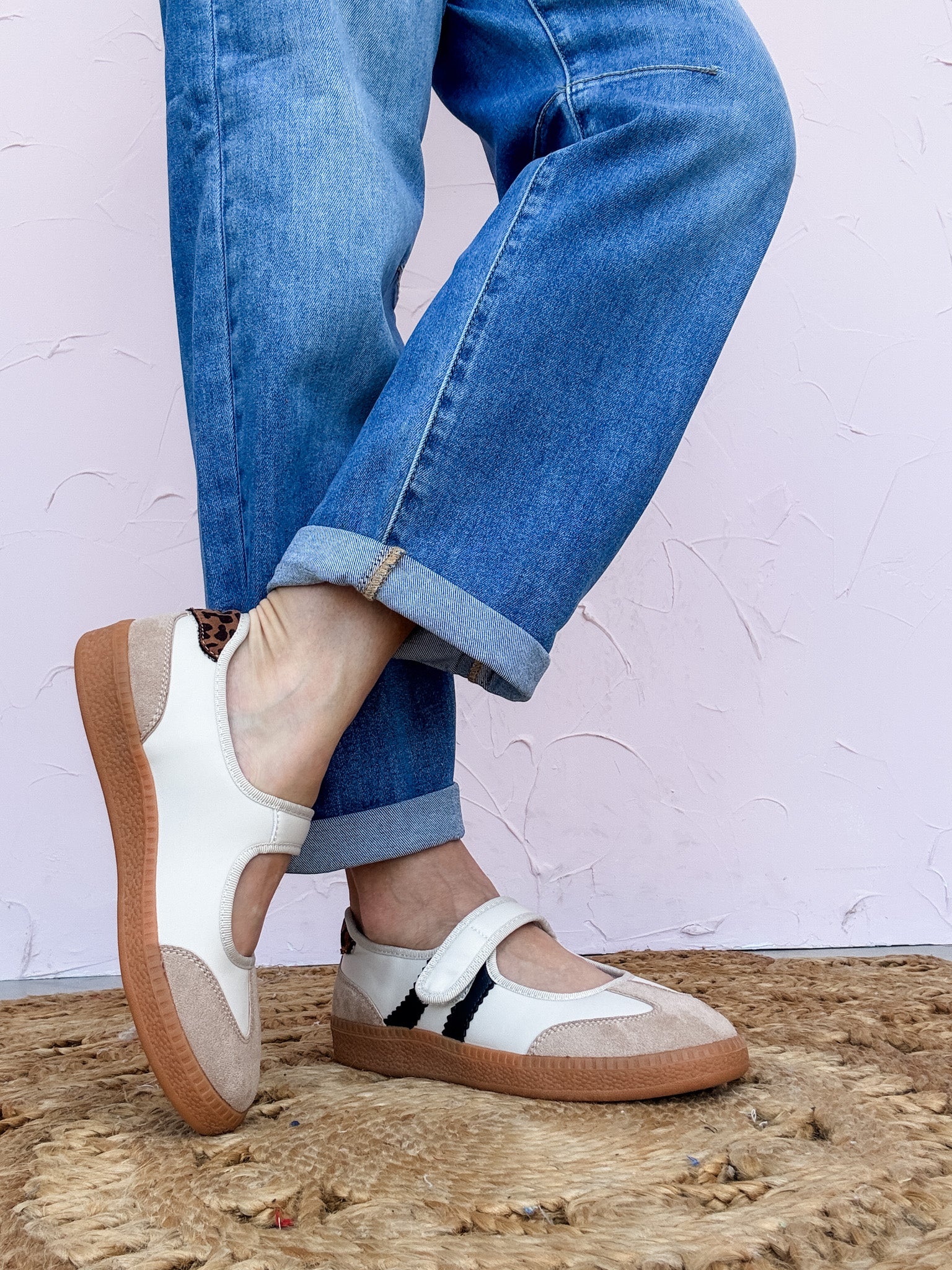 Effortless Edge Mary Jane Sneaker