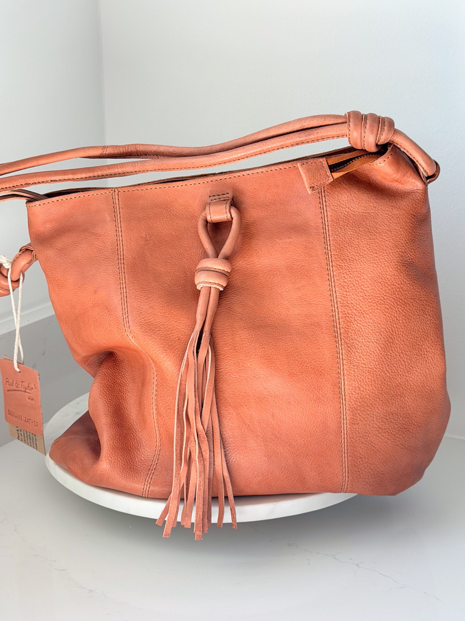 Paul & Taylor Tassel Tote | Sunset