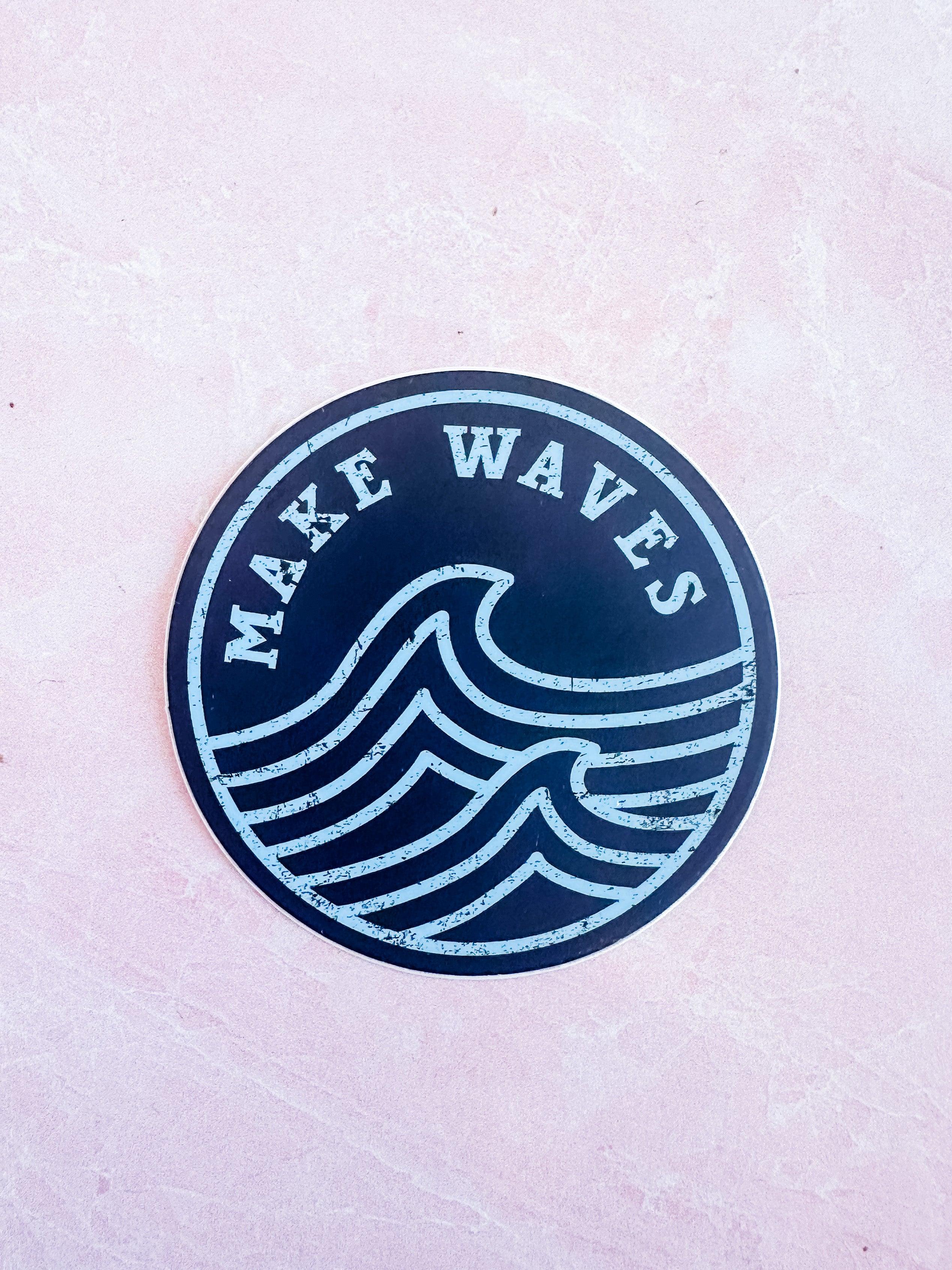 Make Waves Sticker