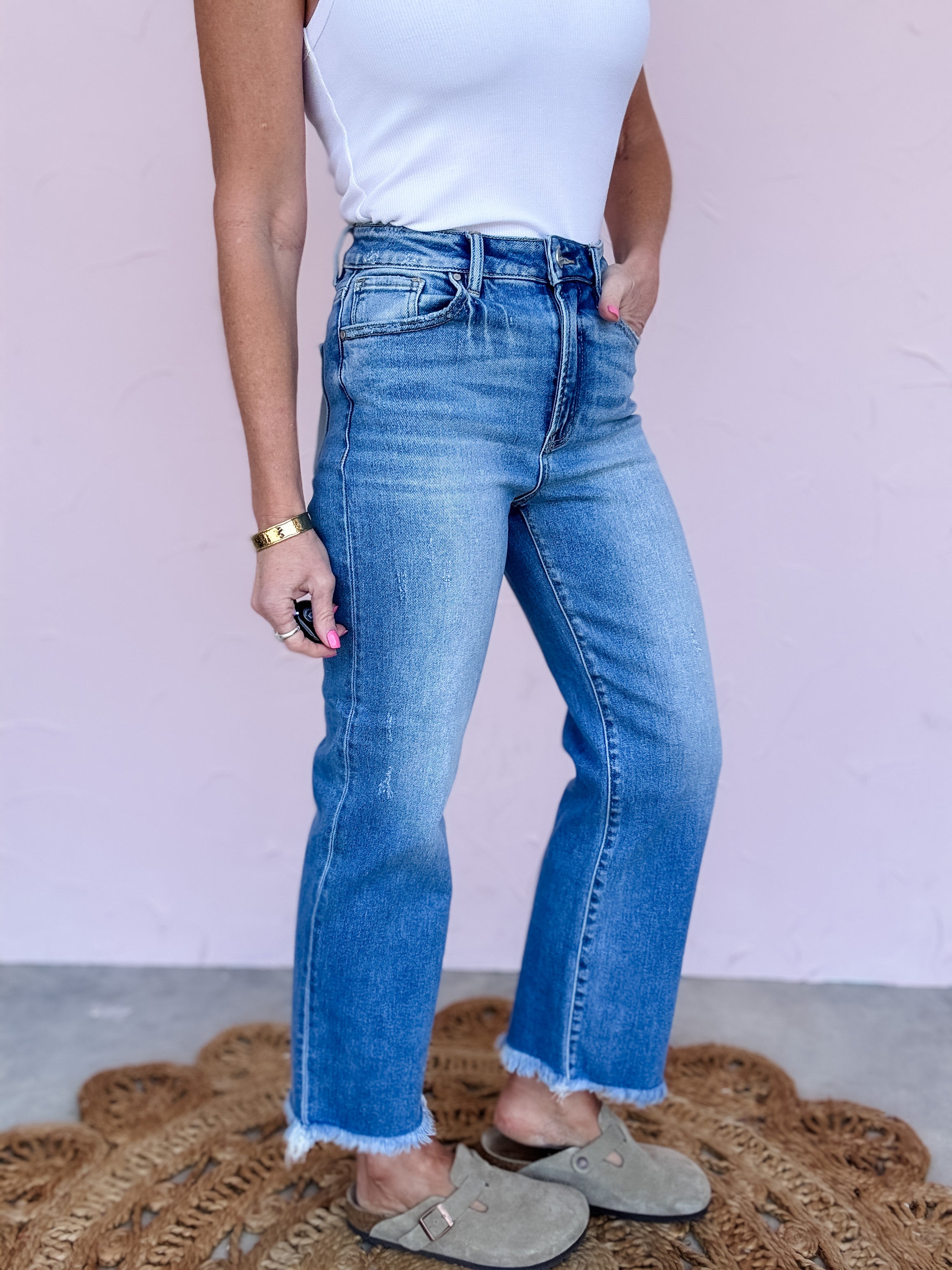 Long Game Fringe Denim