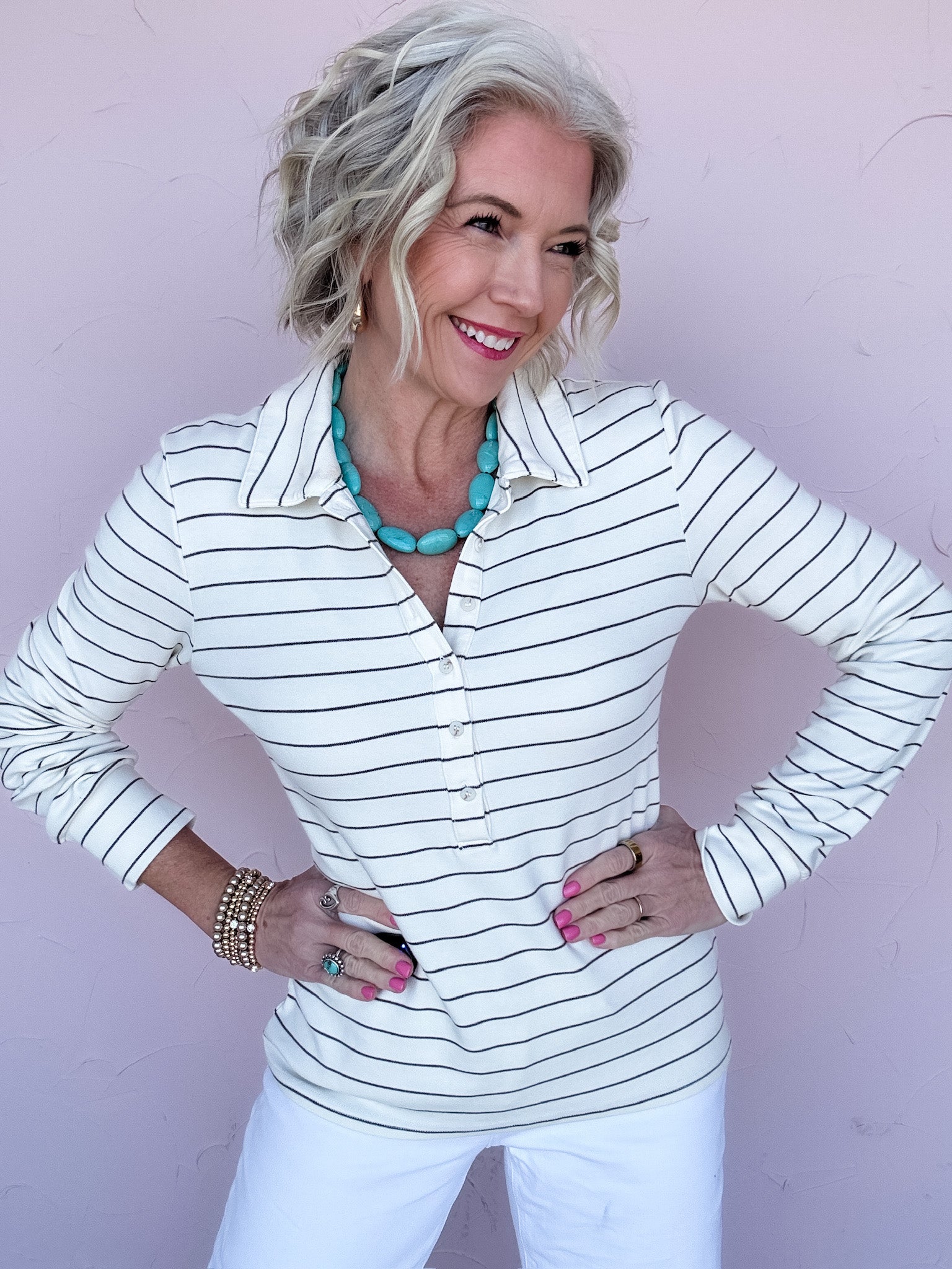 Easy Days Striped Top