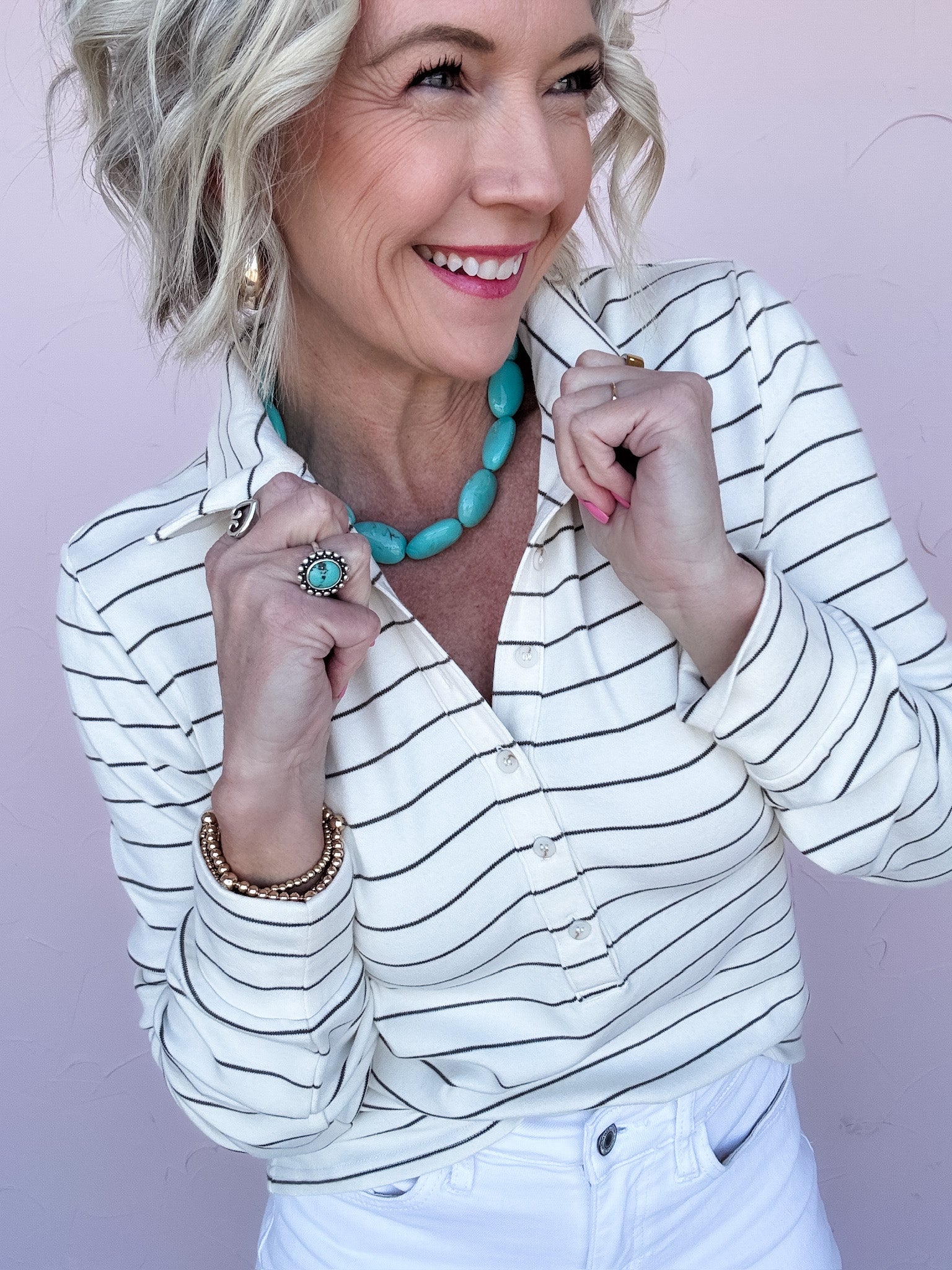 Easy Days Striped Top