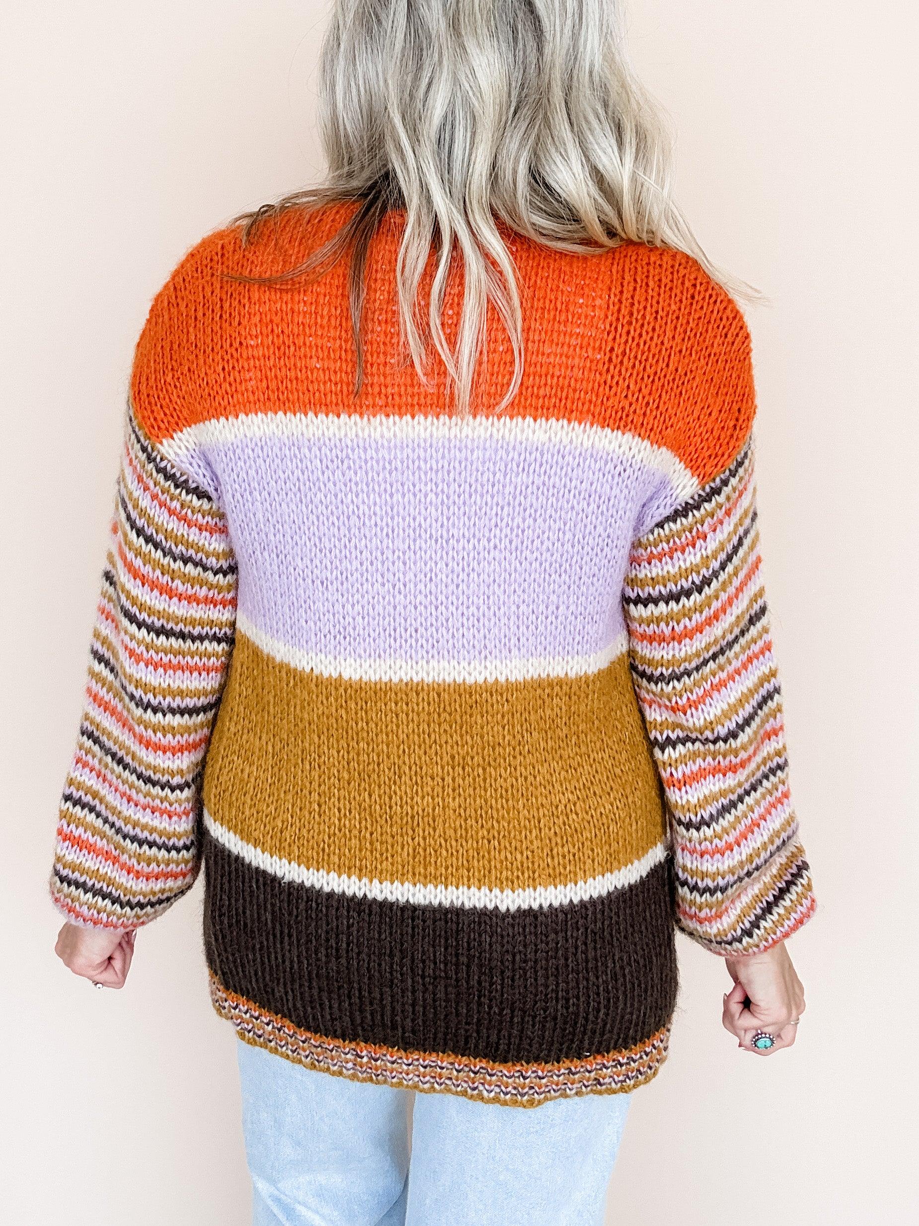 Candy Corn Cardigan