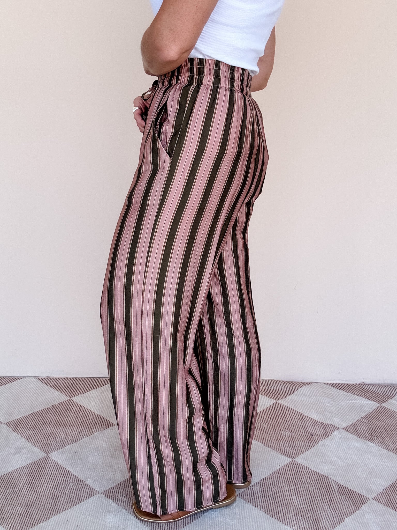 Longview Wide Leg Pants | Olive