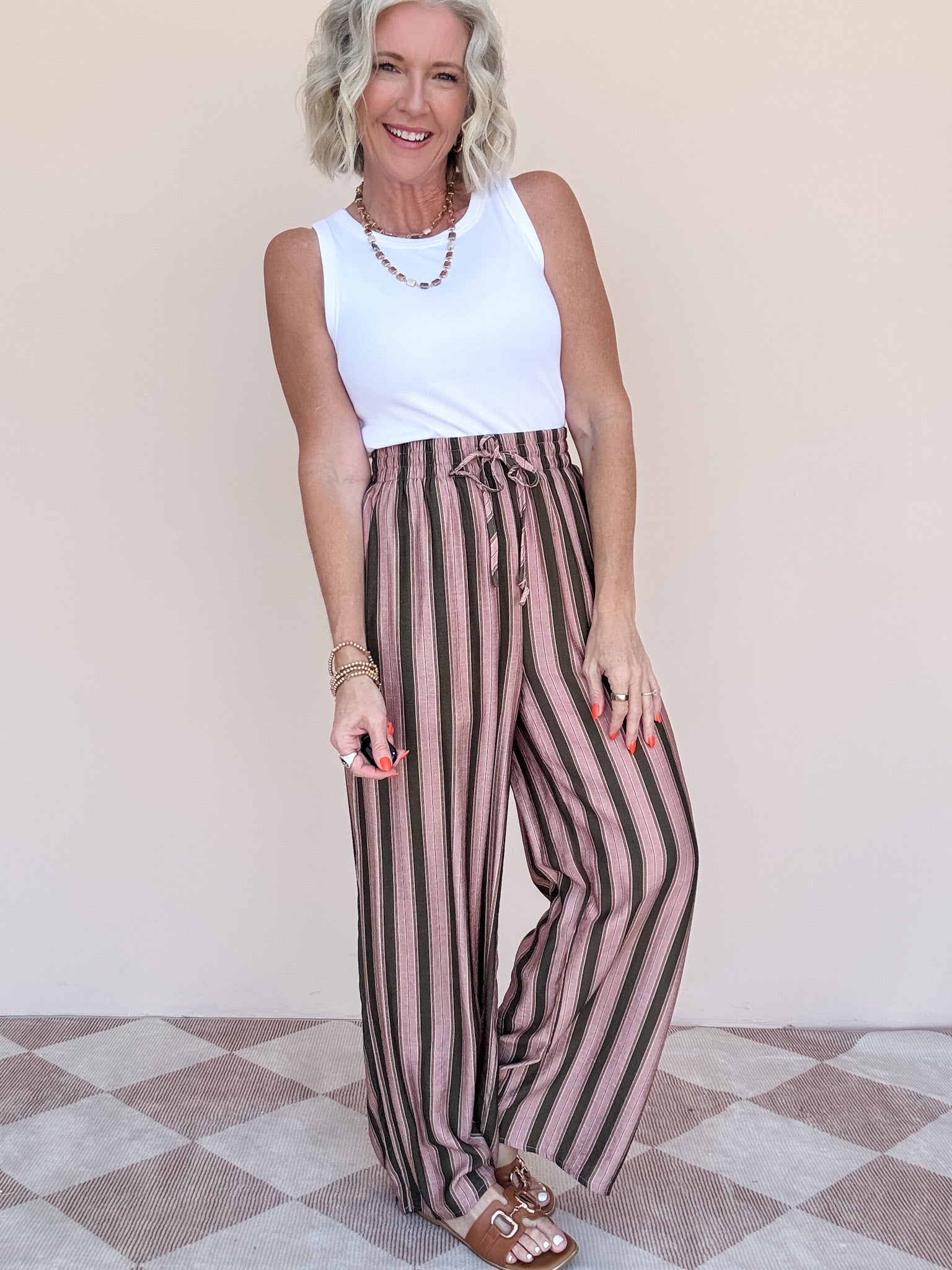 Longview Wide Leg Pants | Olive