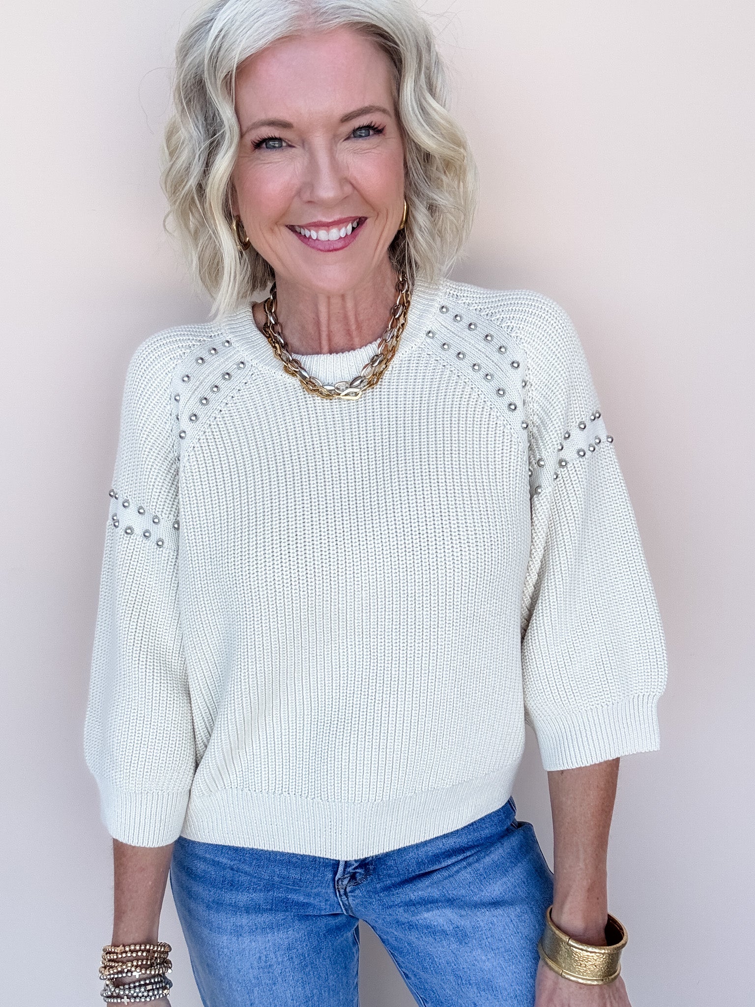 Studded Stunner Sweater
