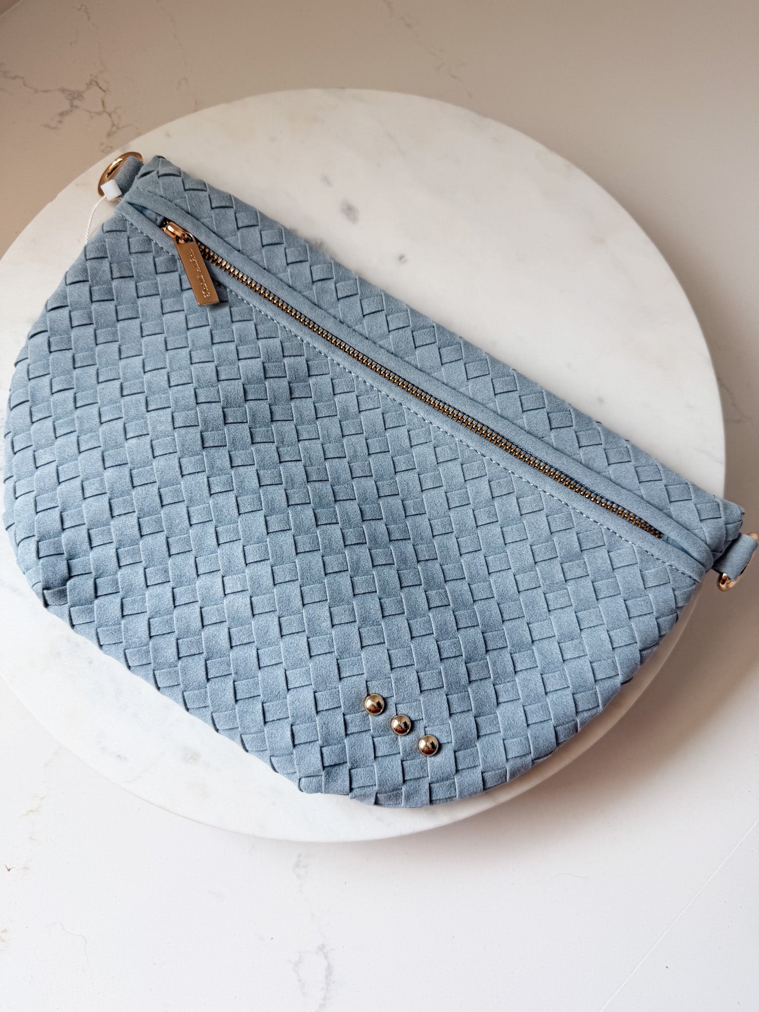 Suede Westlyn Woven Bum Bag