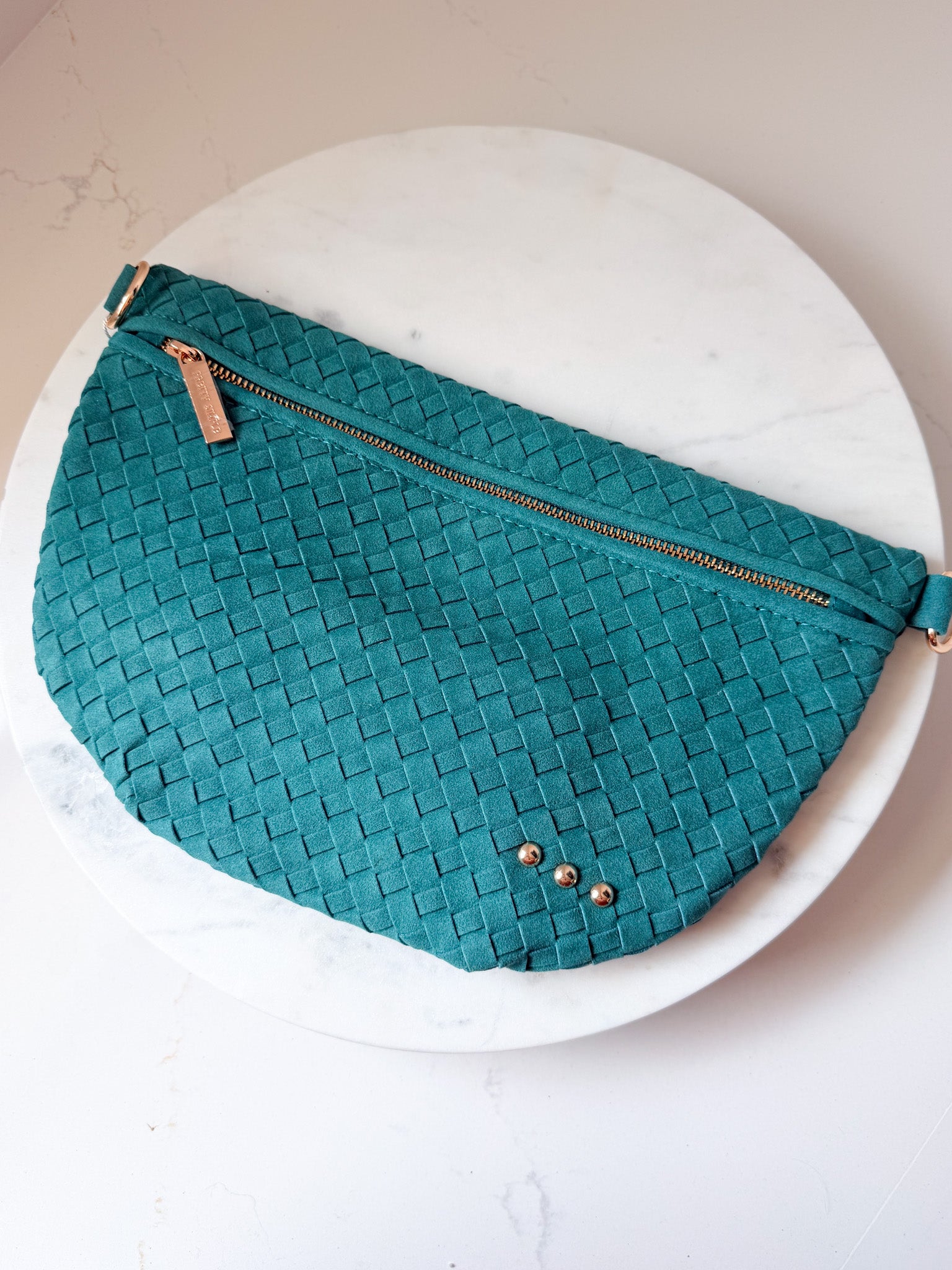 Suede Westlyn Woven Bum Bag