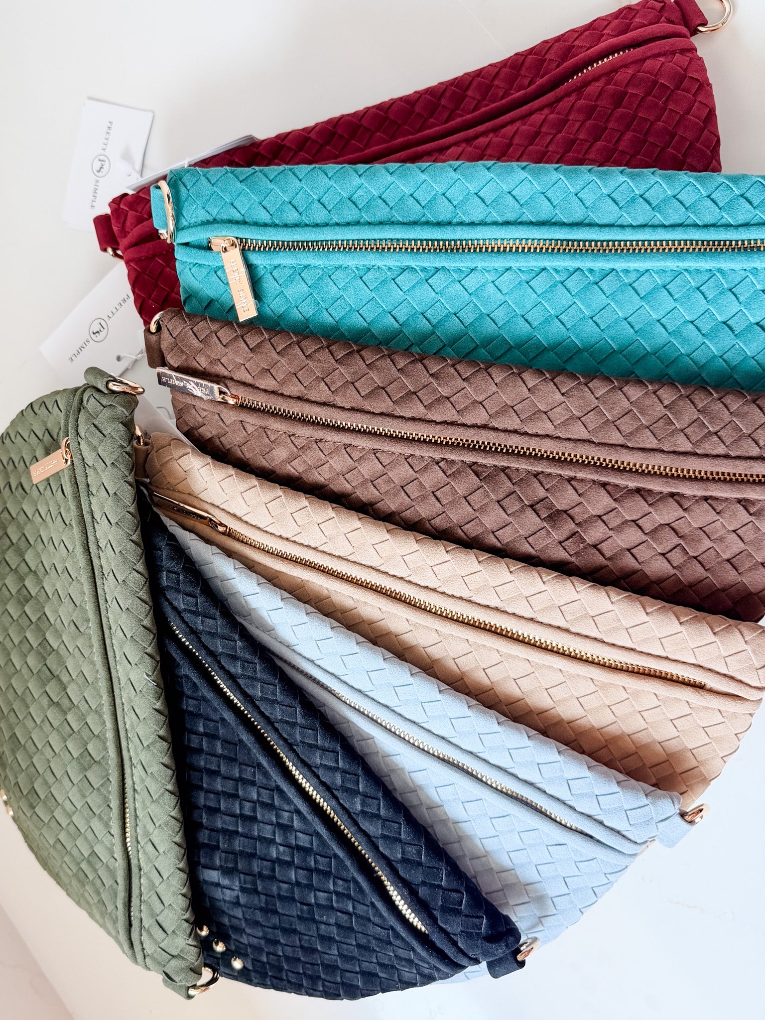 Suede Westlyn Woven Bum Bag