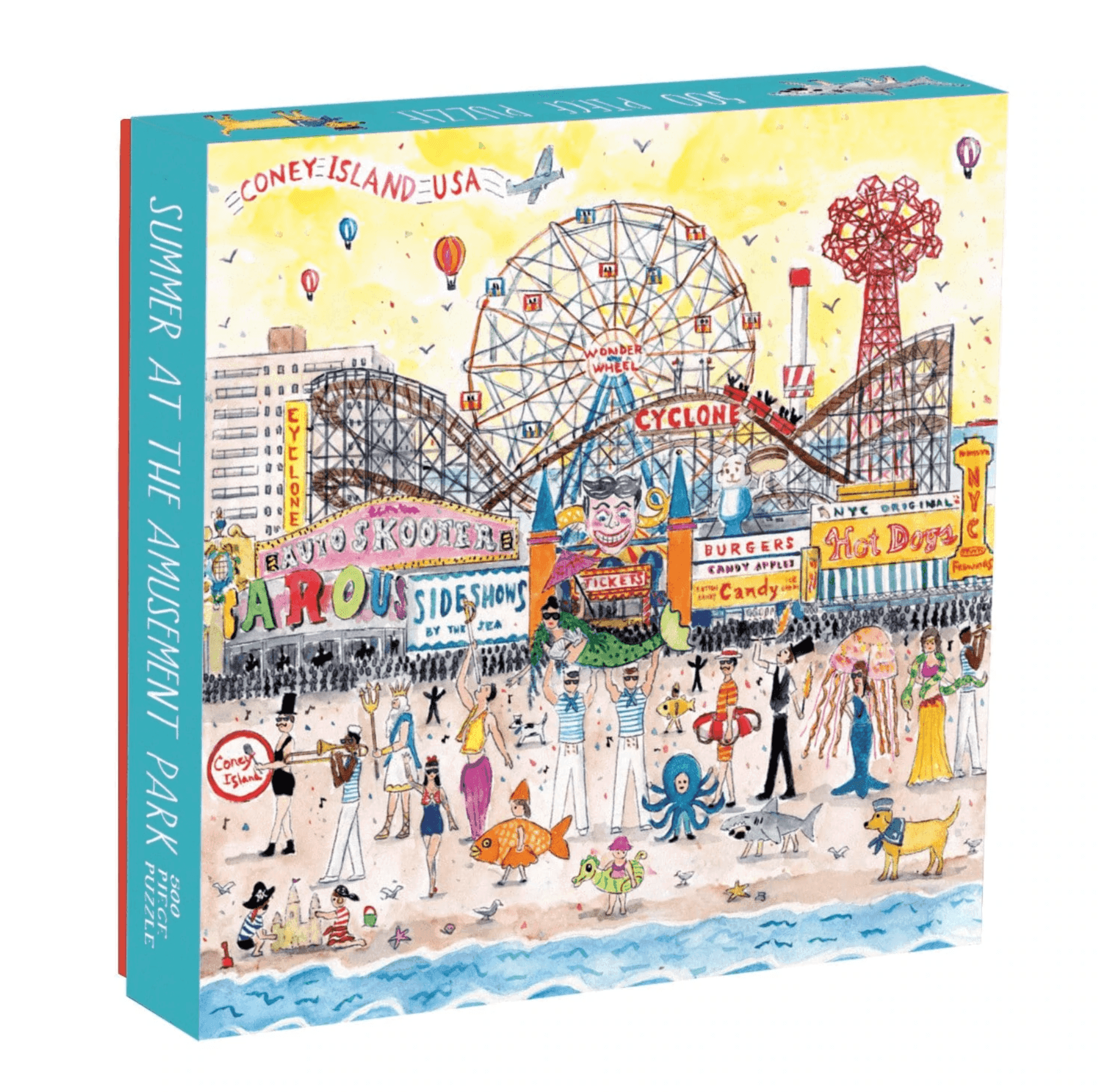 Summer At The Amusement Park Puzzle - Vintage Soul