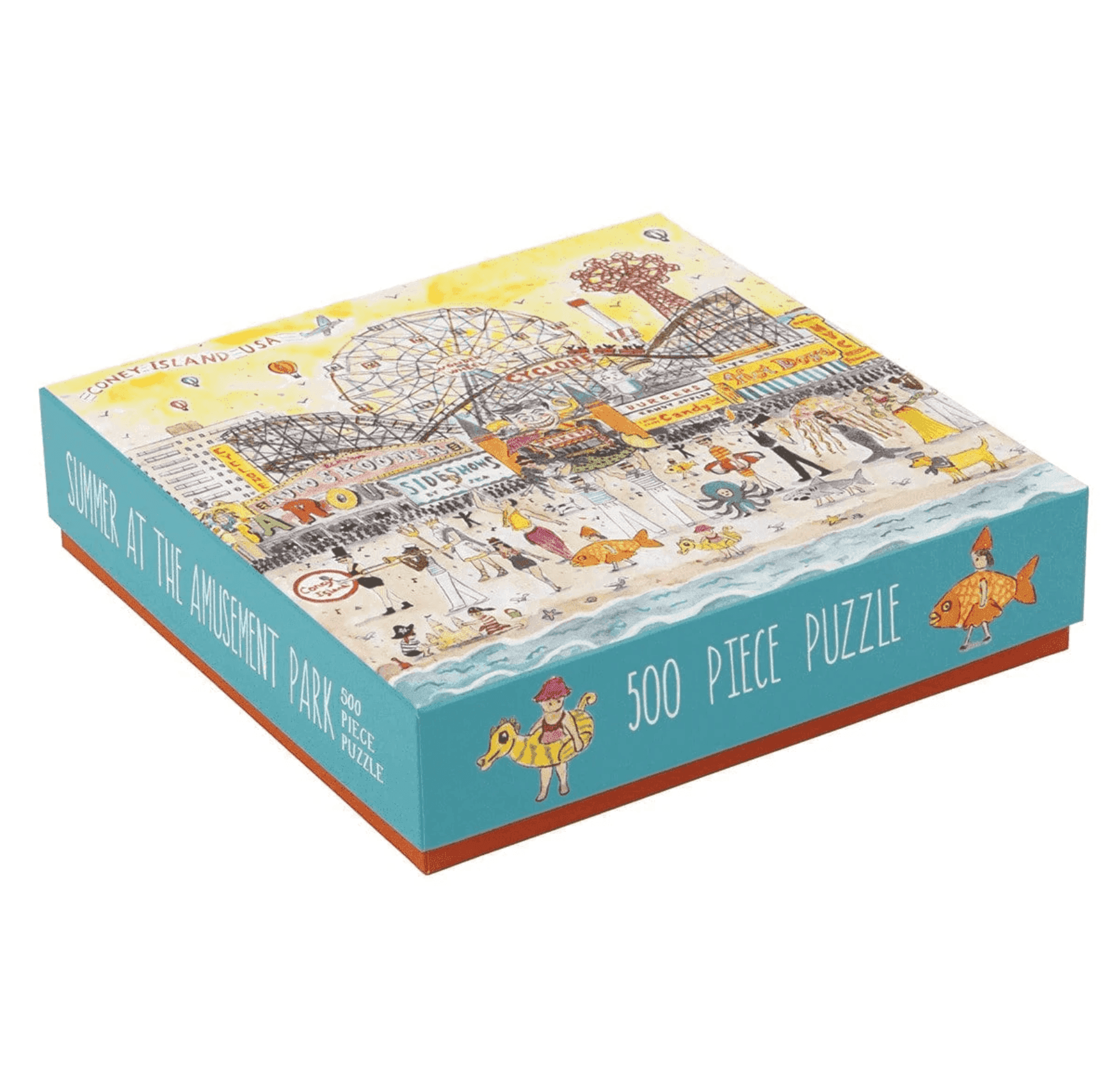 Summer At The Amusement Park Puzzle - Vintage Soul