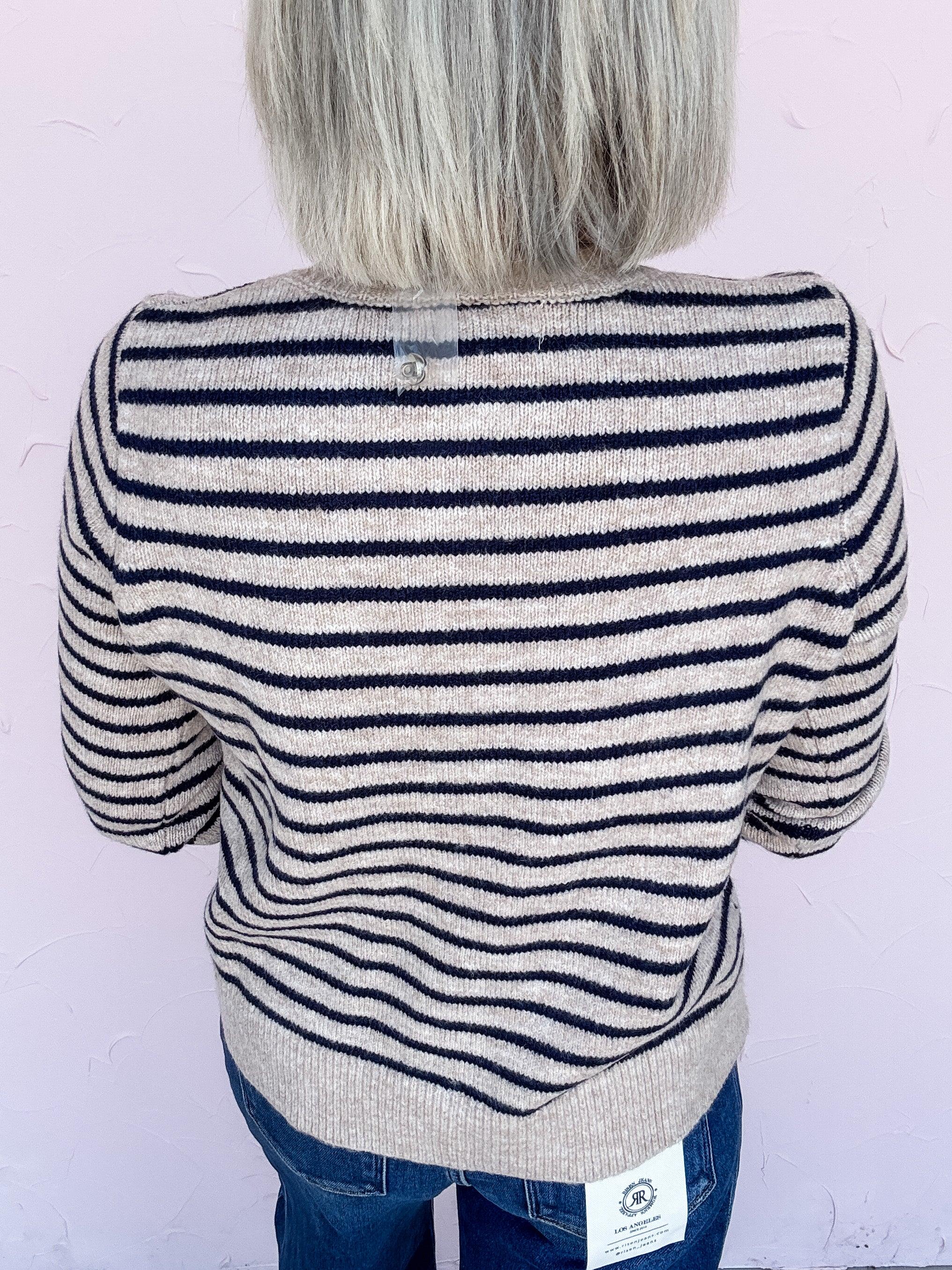 Paige Striped Cardigan