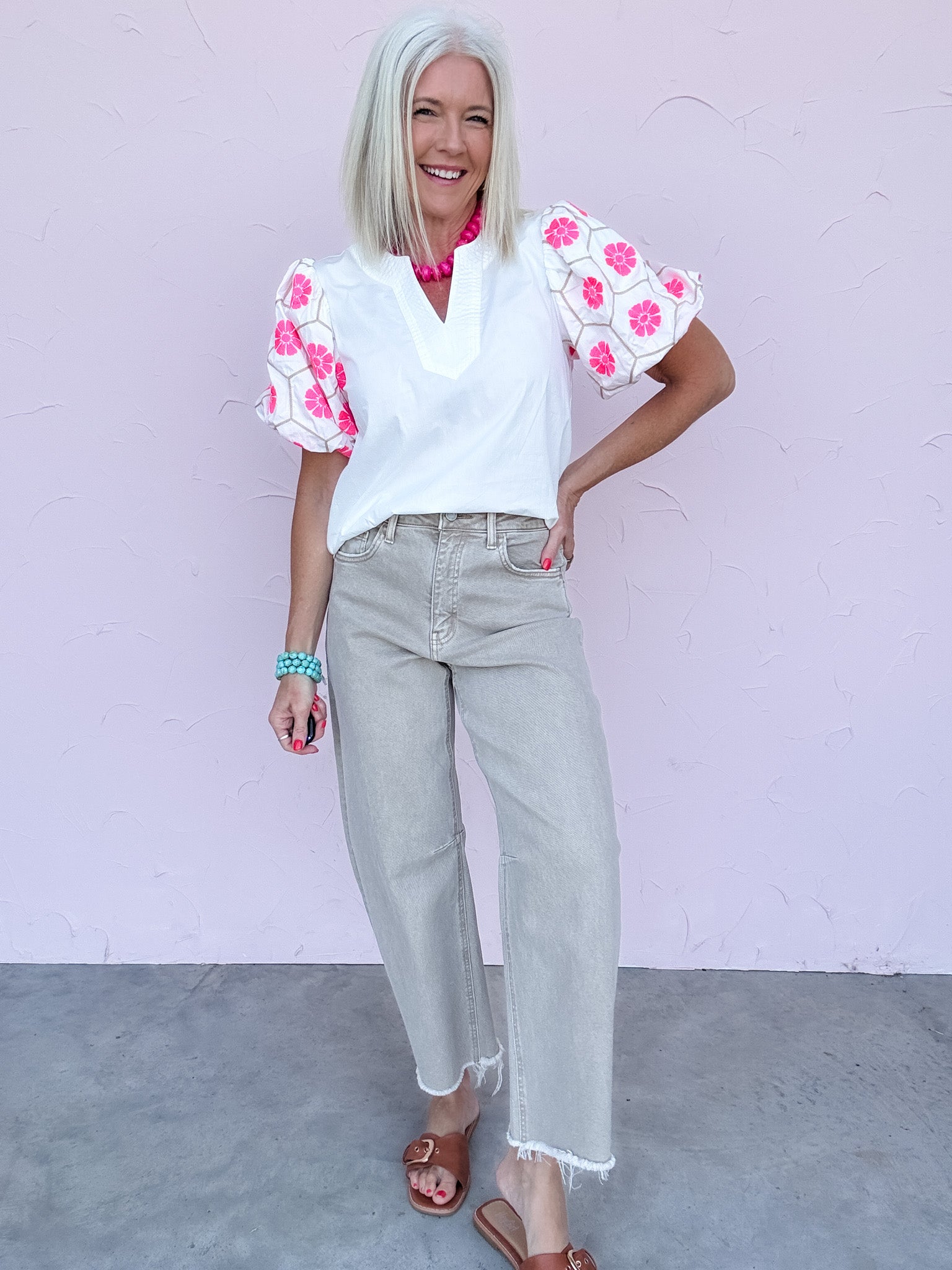Sandy Lane Barrel Jean