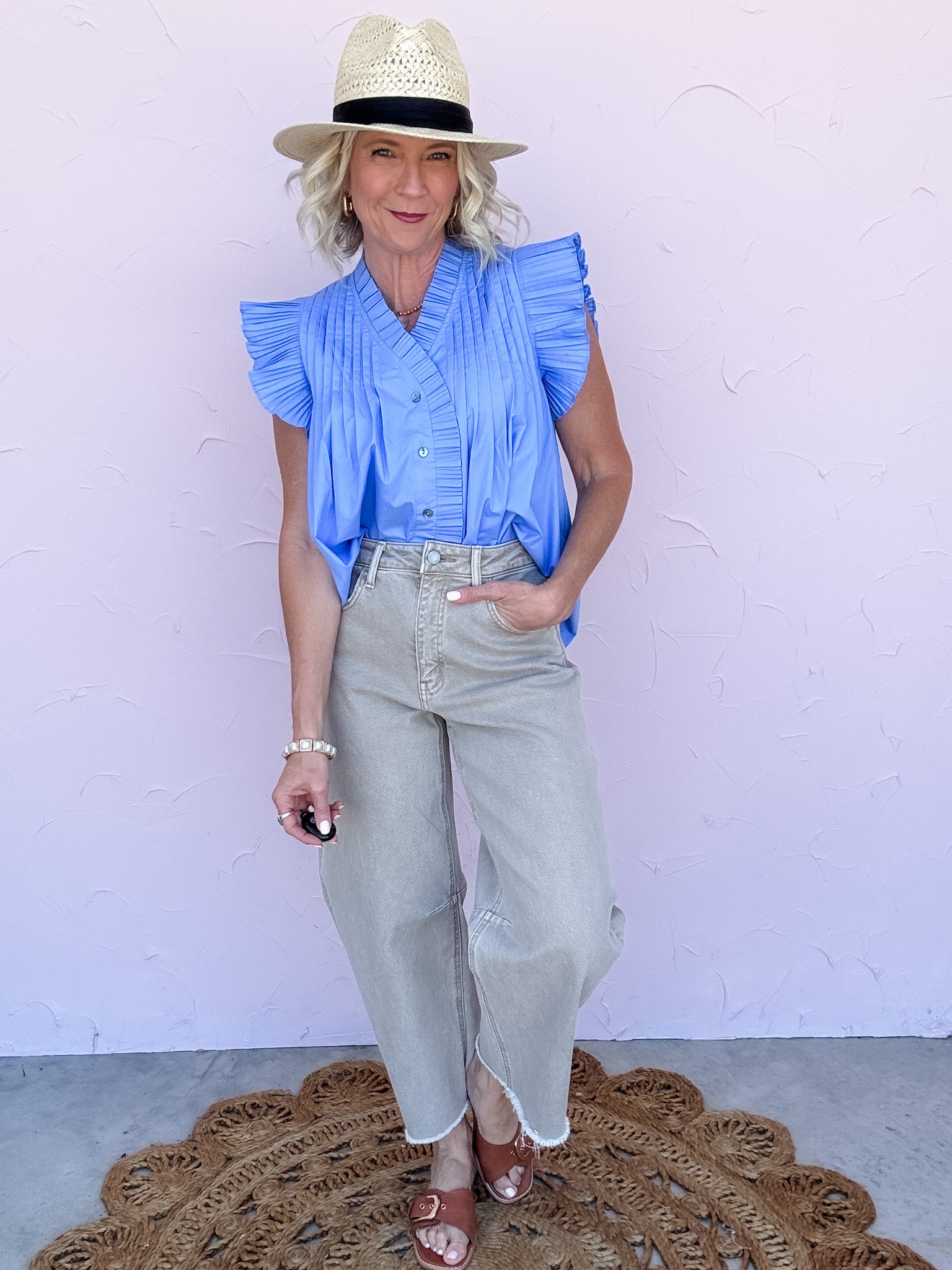 Sandy Lane Barrel Jean